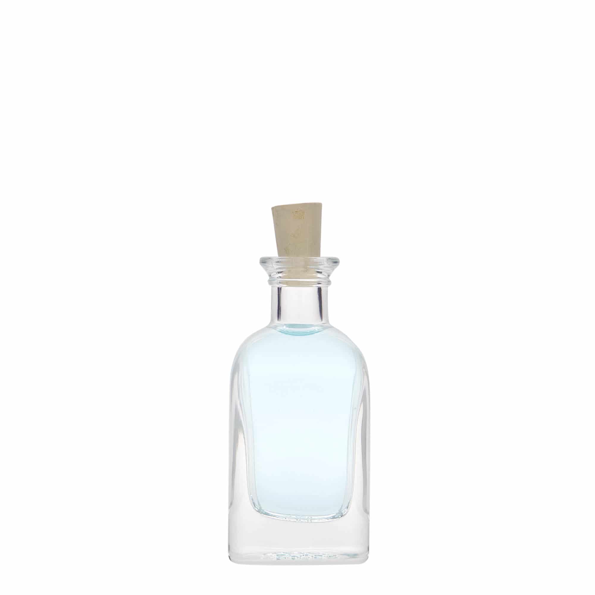 40 ml staklena flaša Apotheker Carré, kvadratna, otvor: pluta