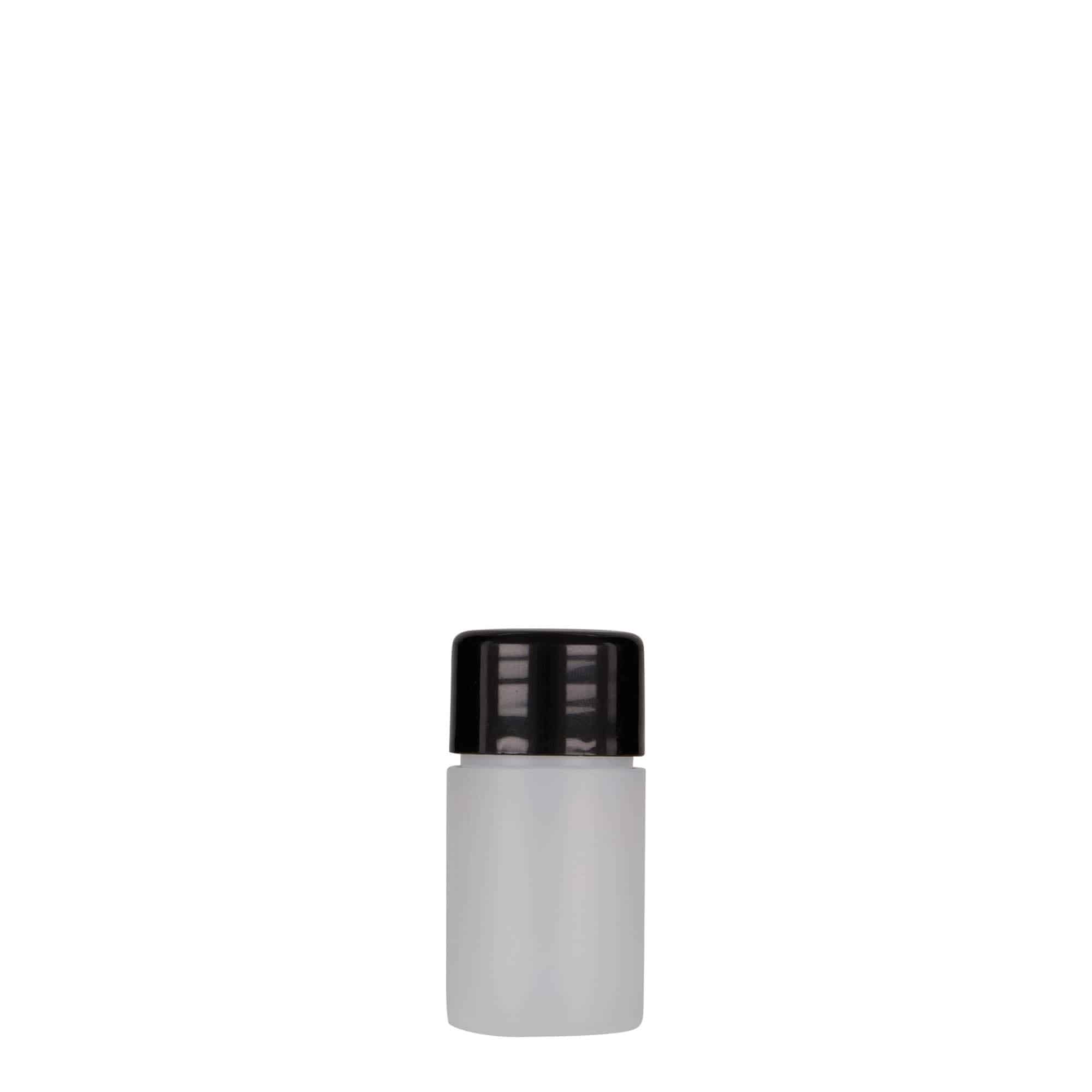 15 ml plastična bočica 'Tuffy', HDPE, prirodna, grlo: 24/410