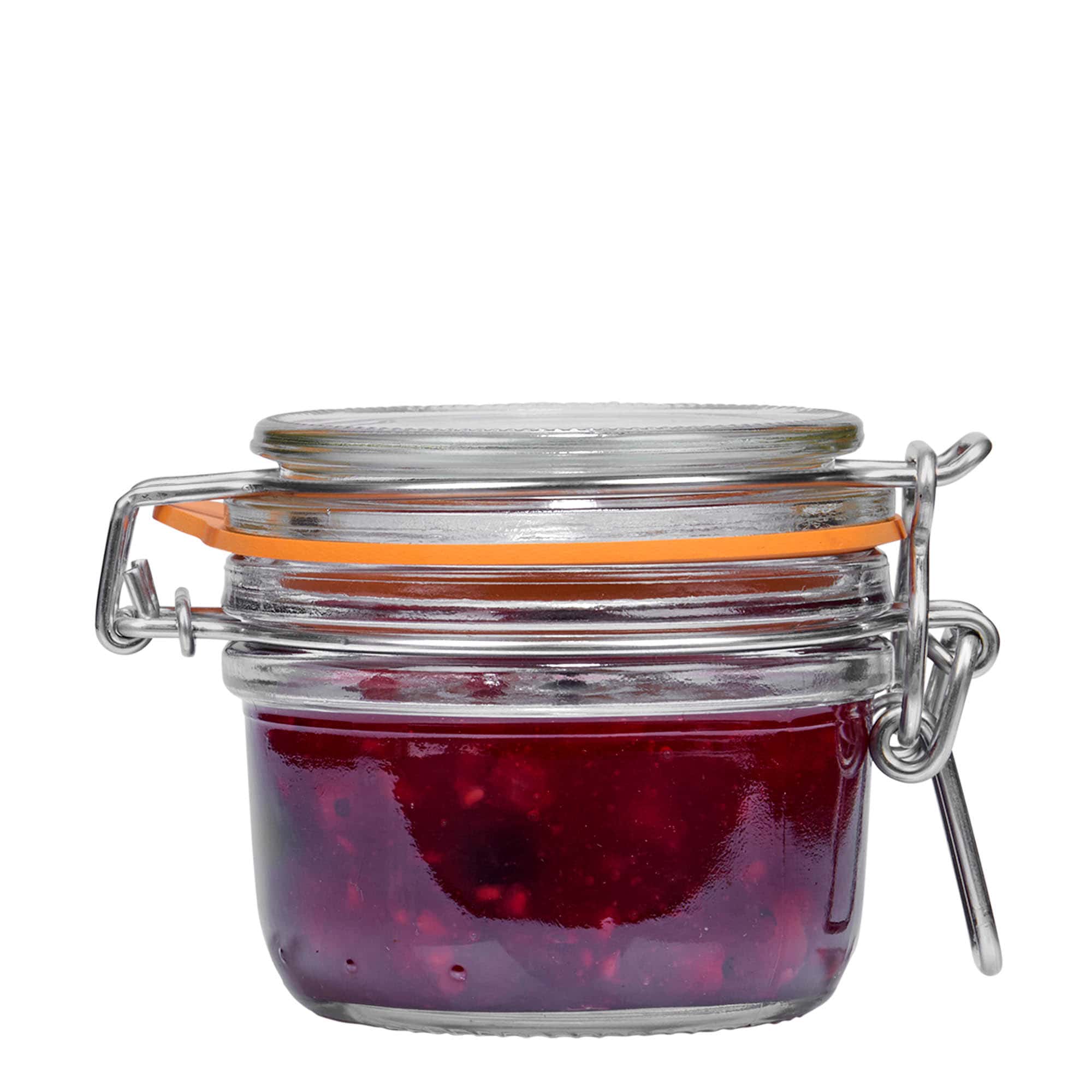 125 ml staklena tegla sa žičanim zatvaračem 'Le Parfait Super Terrine', otvor: žičani zatvarač