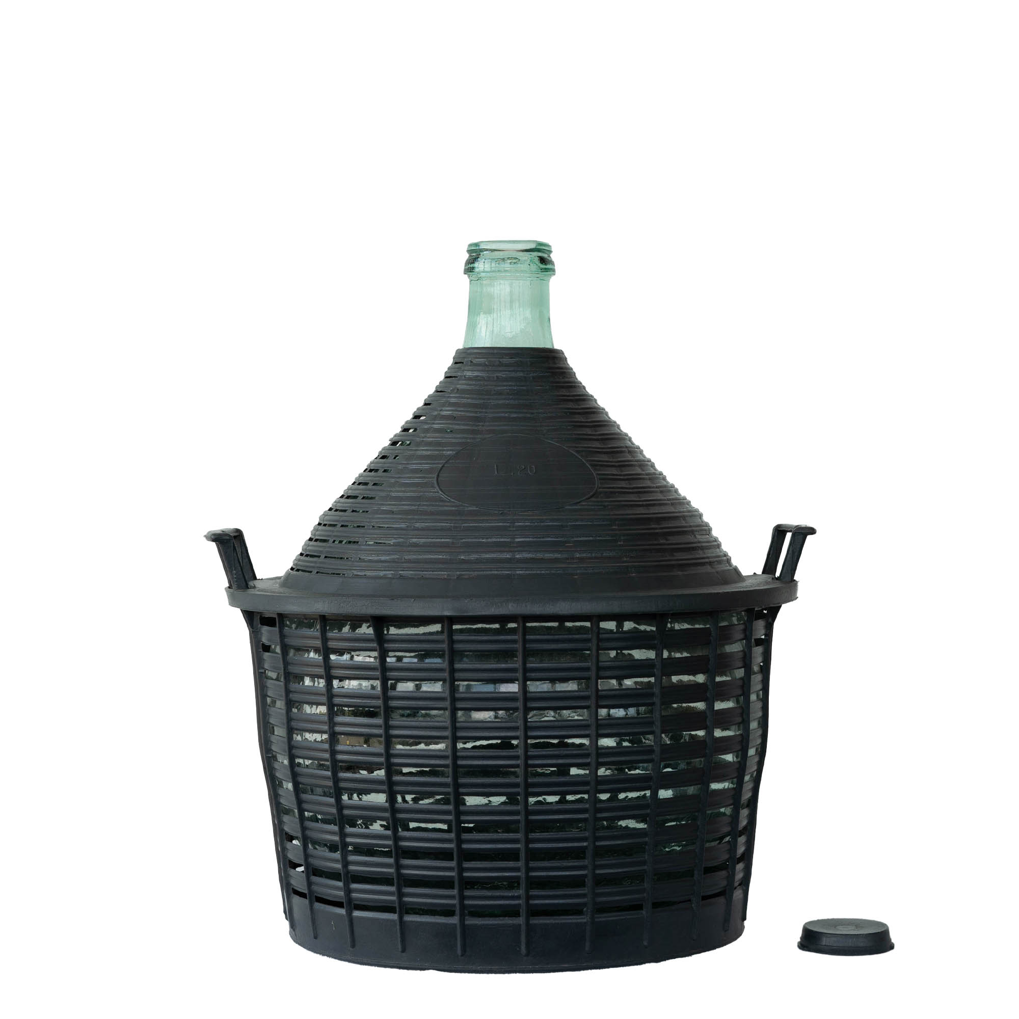 20 l balonska boca sa uskim grlom, staklo, otvor: poklopac na navlaku 20 l balonska boca sa uskim grlom, staklo, otvor: poklopac na navlaku