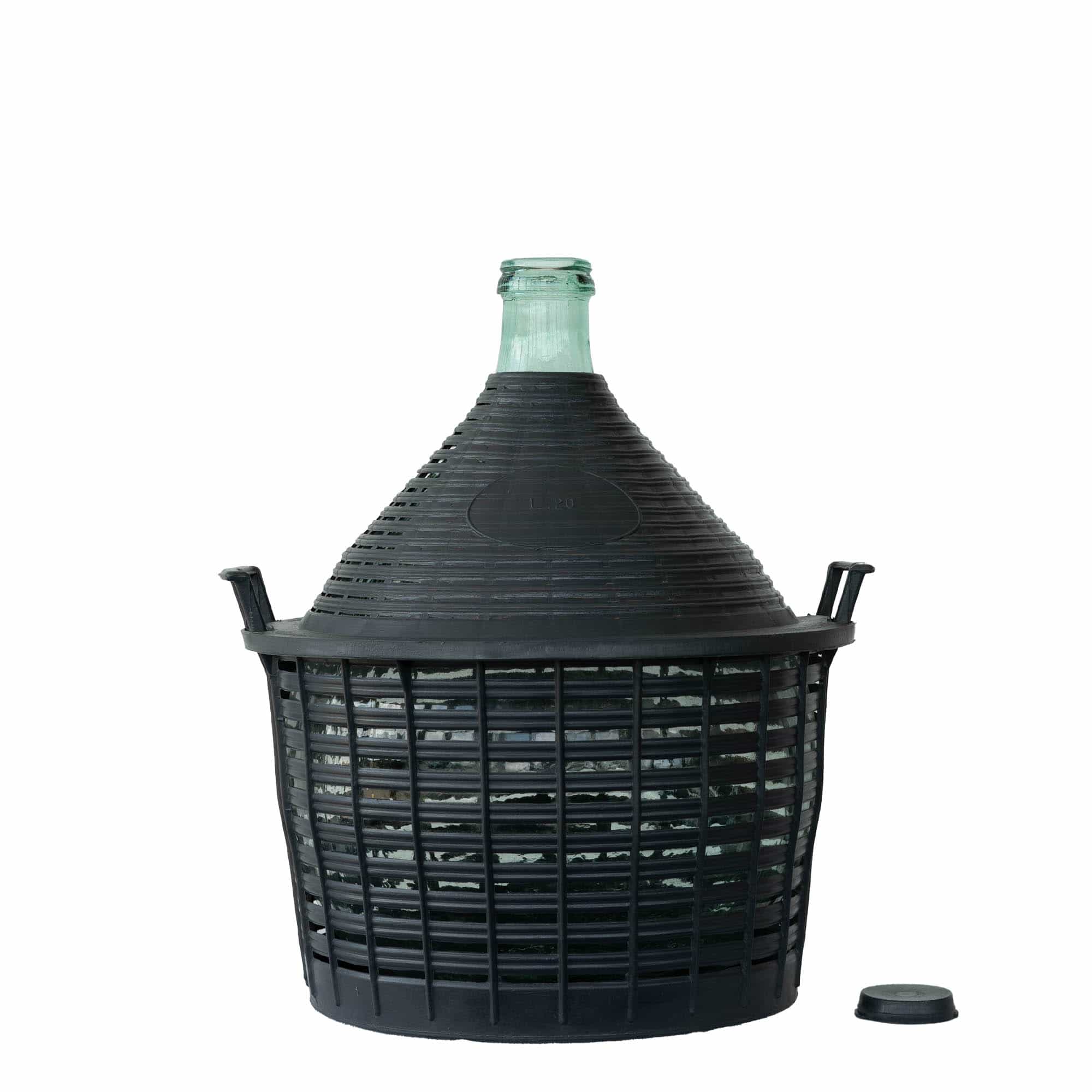 20 l balonska boca sa uskim grlom, staklo, otvor: poklopac na navlaku 20 l balonska boca sa uskim grlom, staklo, otvor: poklopac na navlaku