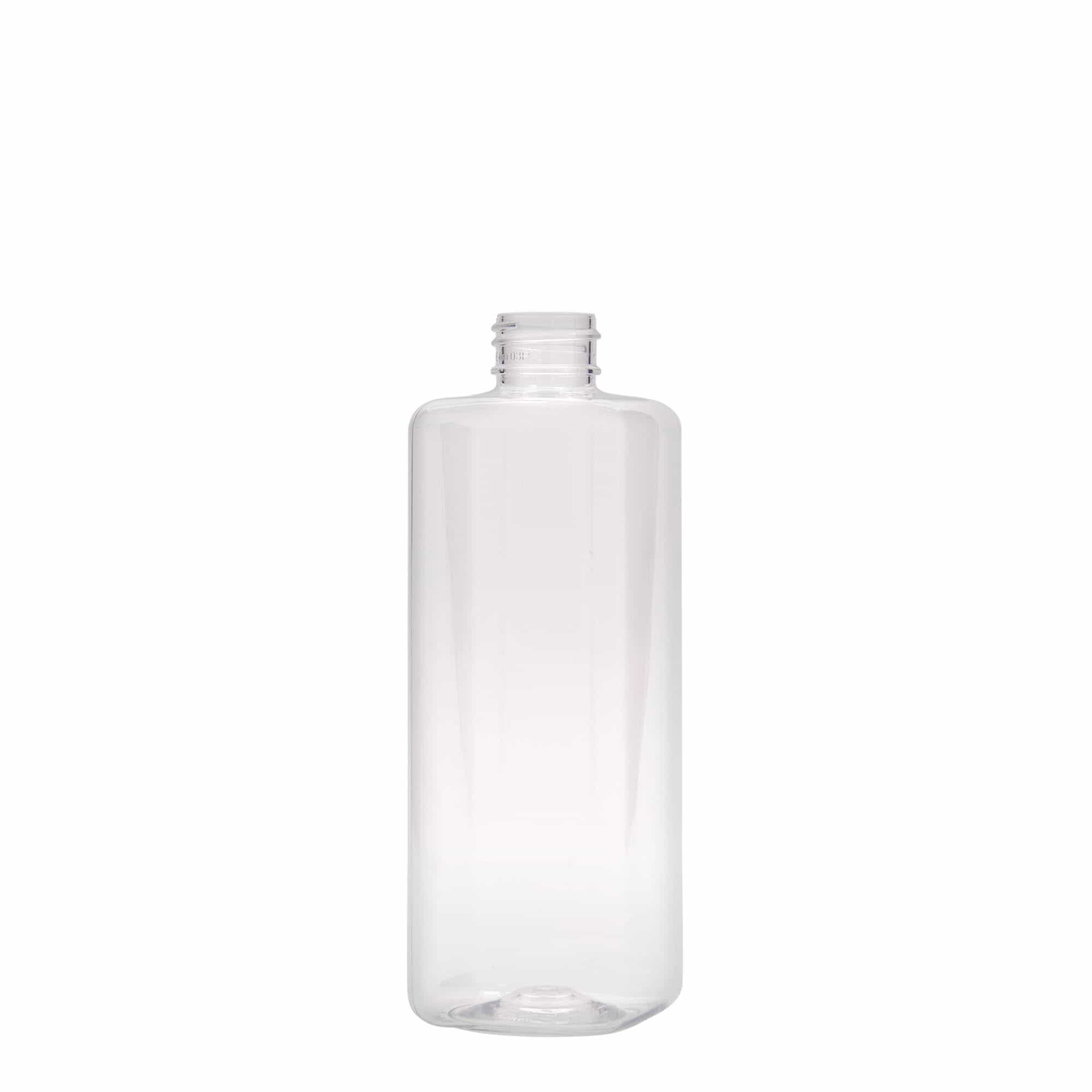 PET boca od 300 ml 'Karl', kvadratna, plastika, otvor: 24/410
