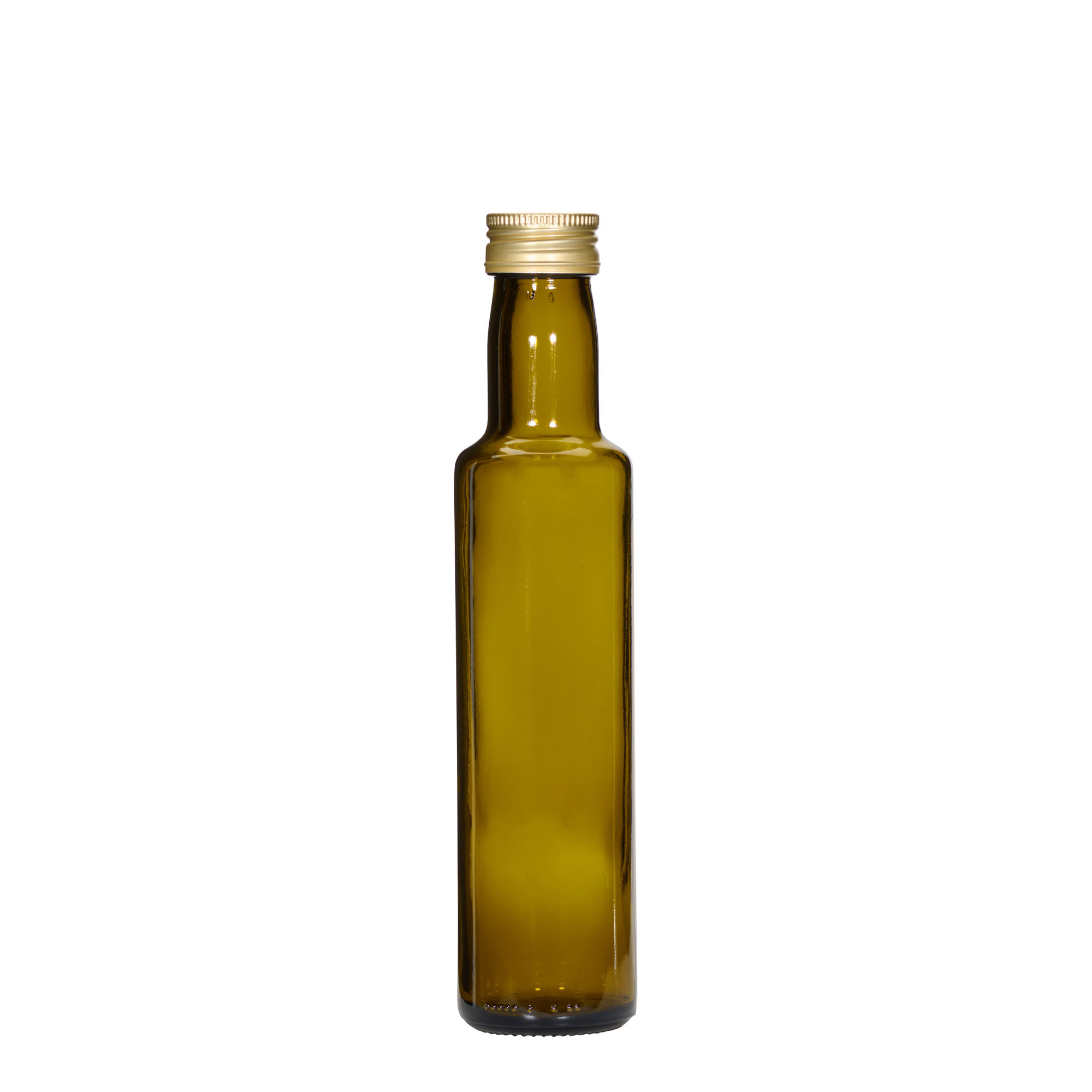 250 ml staklena flaša 'Dorica', antikno zelena, grlo: PP 31,5 250 ml staklena flaša 'Dorica', antikno zelena, grlo: PP 31,5