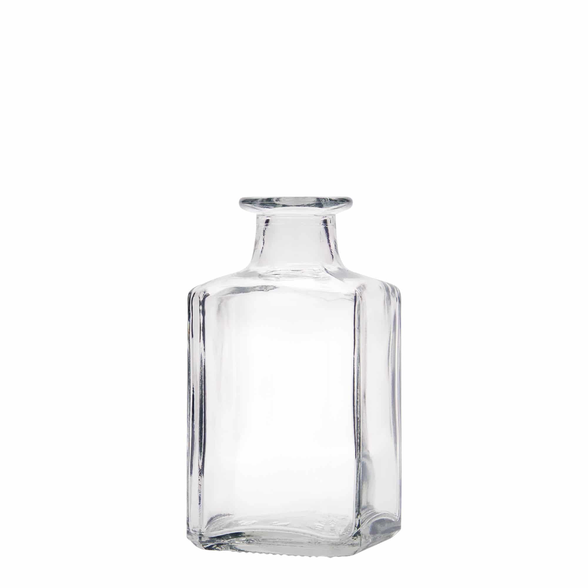 250 ml staklena flaša 'Torben', kvadratna, grlo: čep