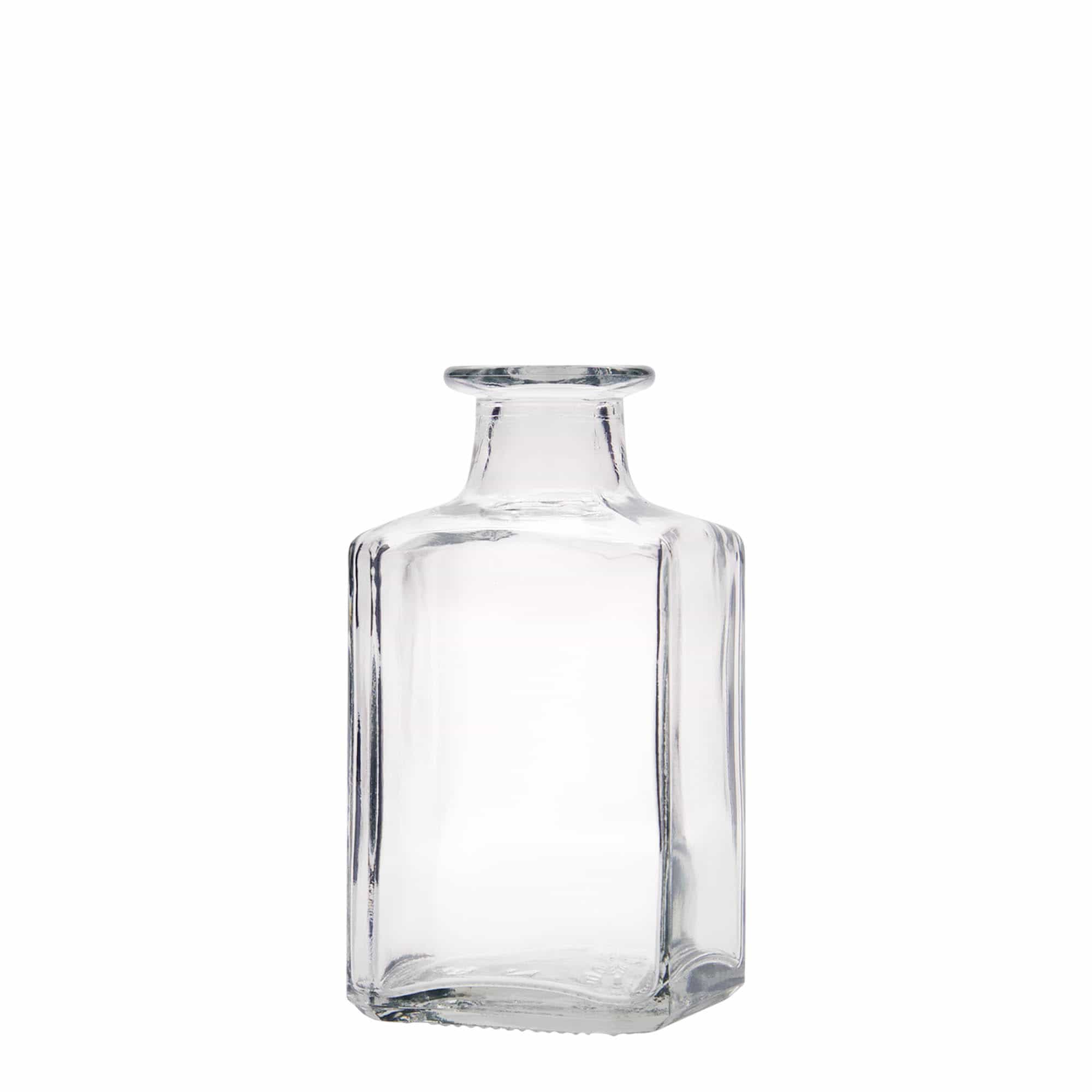 250 ml staklena flaša 'Torben', kvadratna, grlo: čep 250 ml staklena flaša 'Torben', kvadratna, grlo: čep