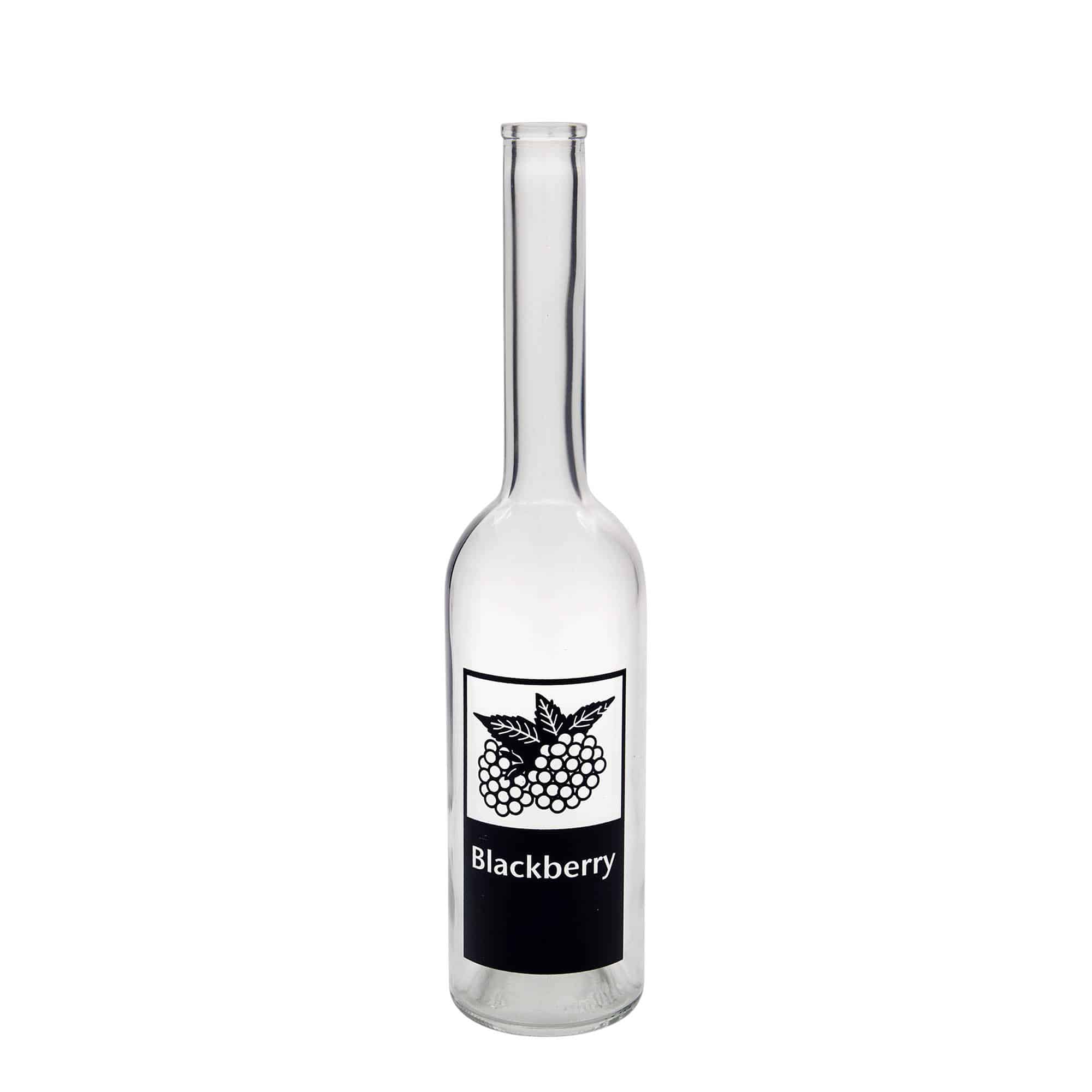 500 ml staklena flaša 'Opera', motiv: kupina, grlo: plutа 500 ml staklena flaša 'Opera', motiv: kupina, grlo: plutа