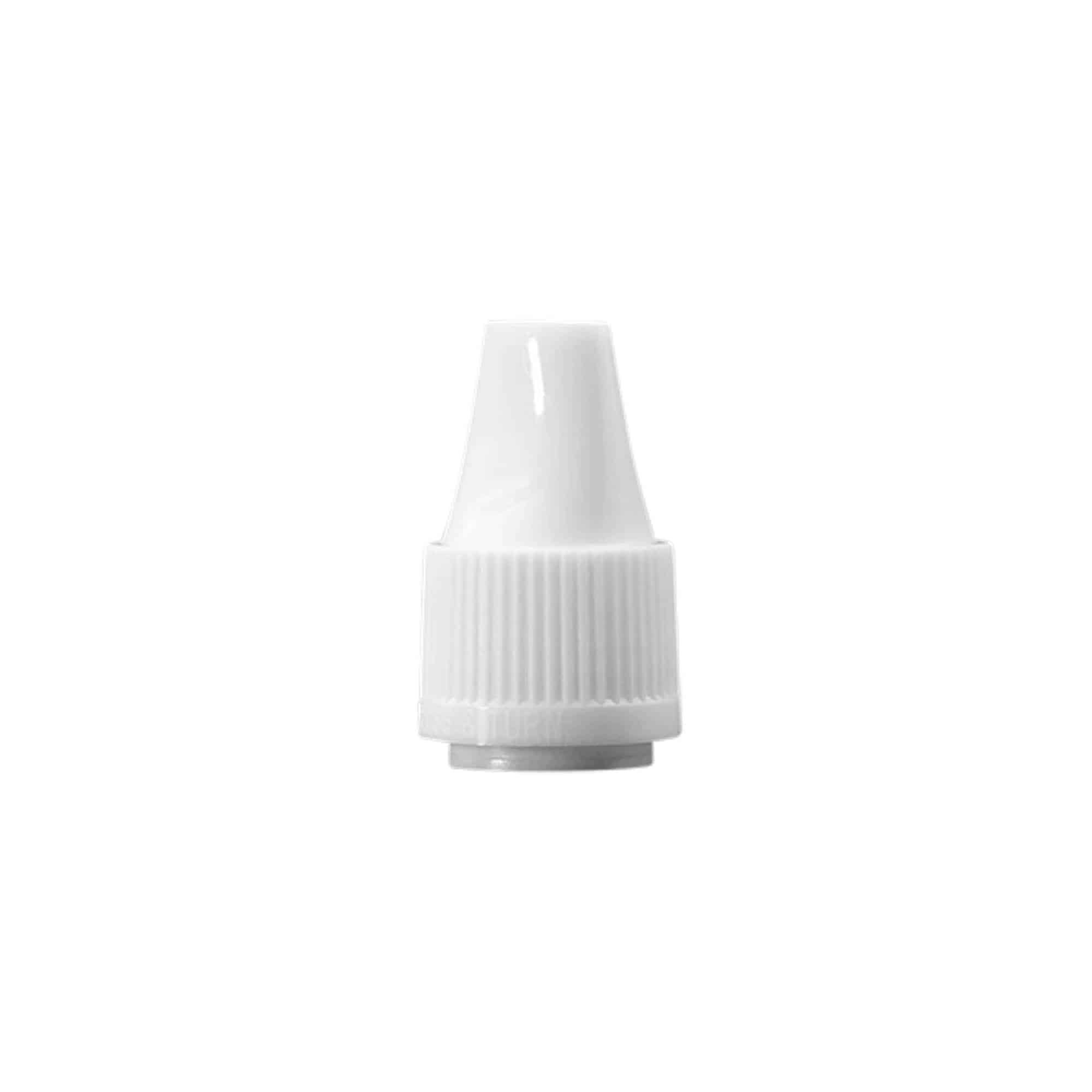 Zatvarač sa navojem sa kvalitetnom zaštitom za decu, za 'E-Liquid', PP plastika, bela Zatvarač sa navojem sa kvalitetnom zaštitom za decu, za 'E-Liquid', PP plastika, bela