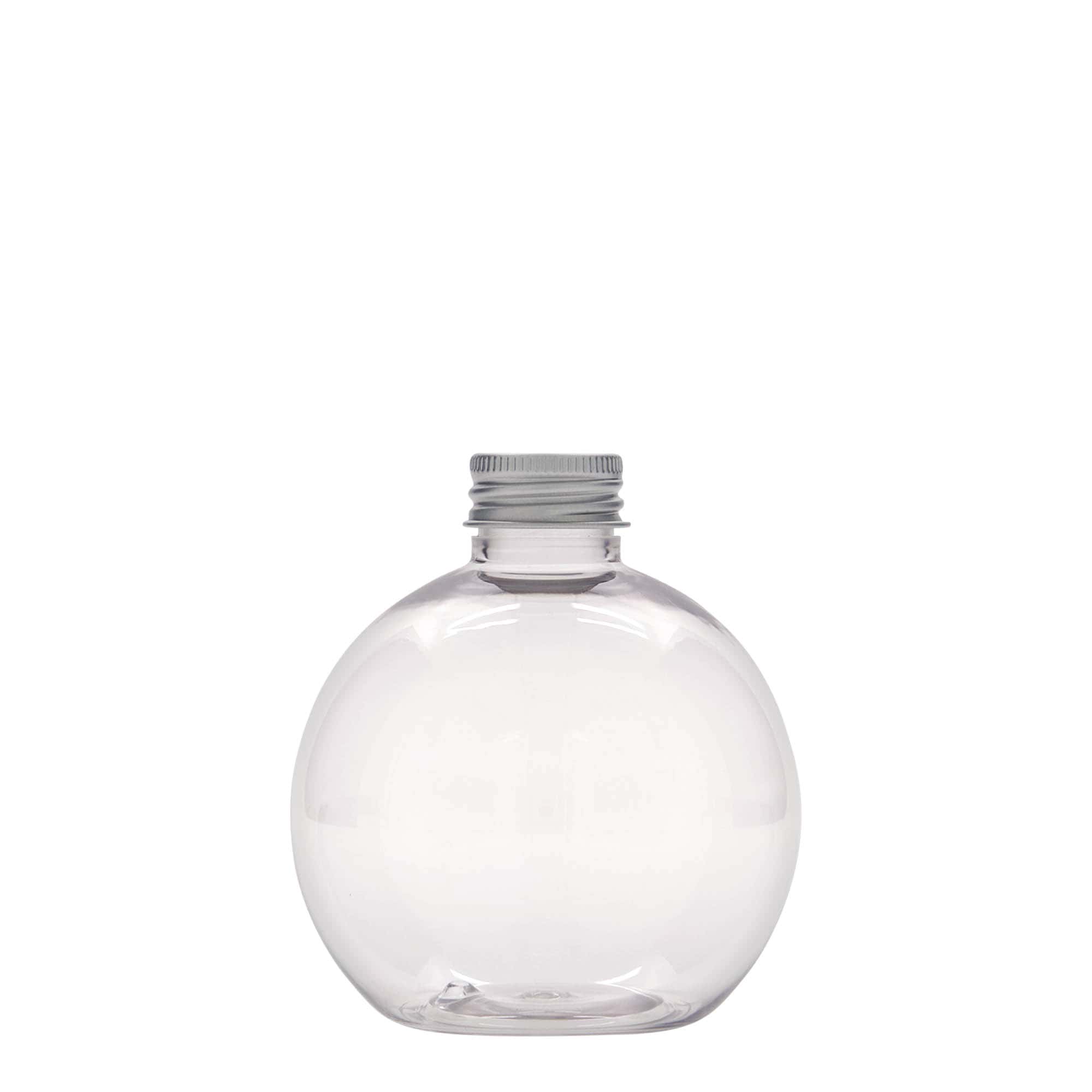 250 ml PET-flaša 'Perry', okrugla, plastika, grlo: 24/410