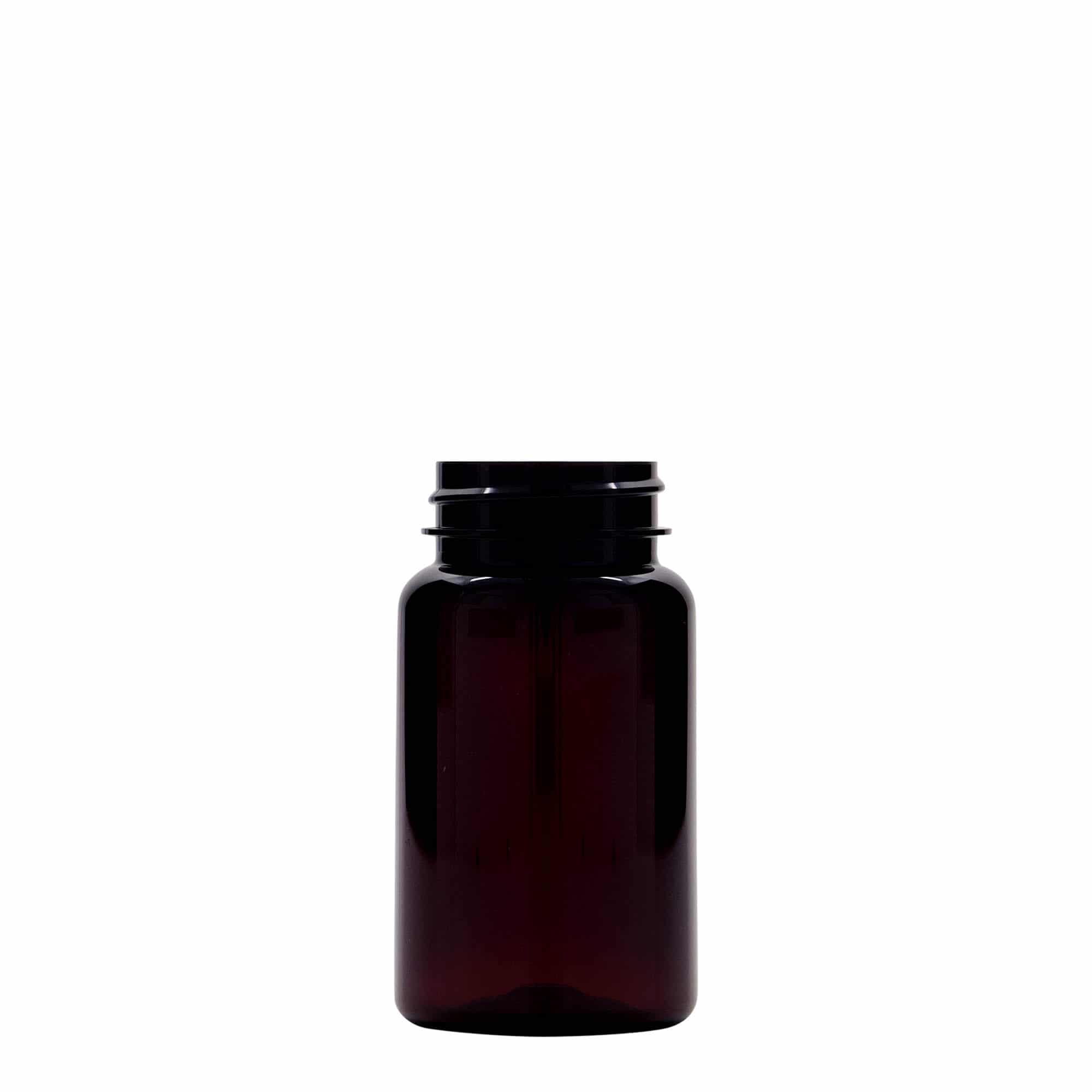 PET bočica od 100 ml, plastika, braon, otvor: 38/400 PET bočica od 100 ml, plastika, braon, otvor: 38/400