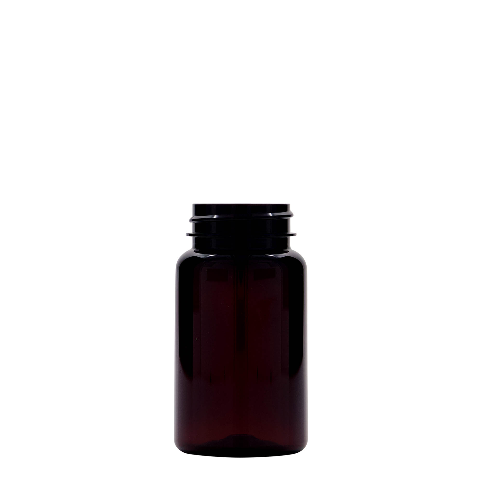 100 ml PET ambalaža, plastika, braon, grlo: 38/400