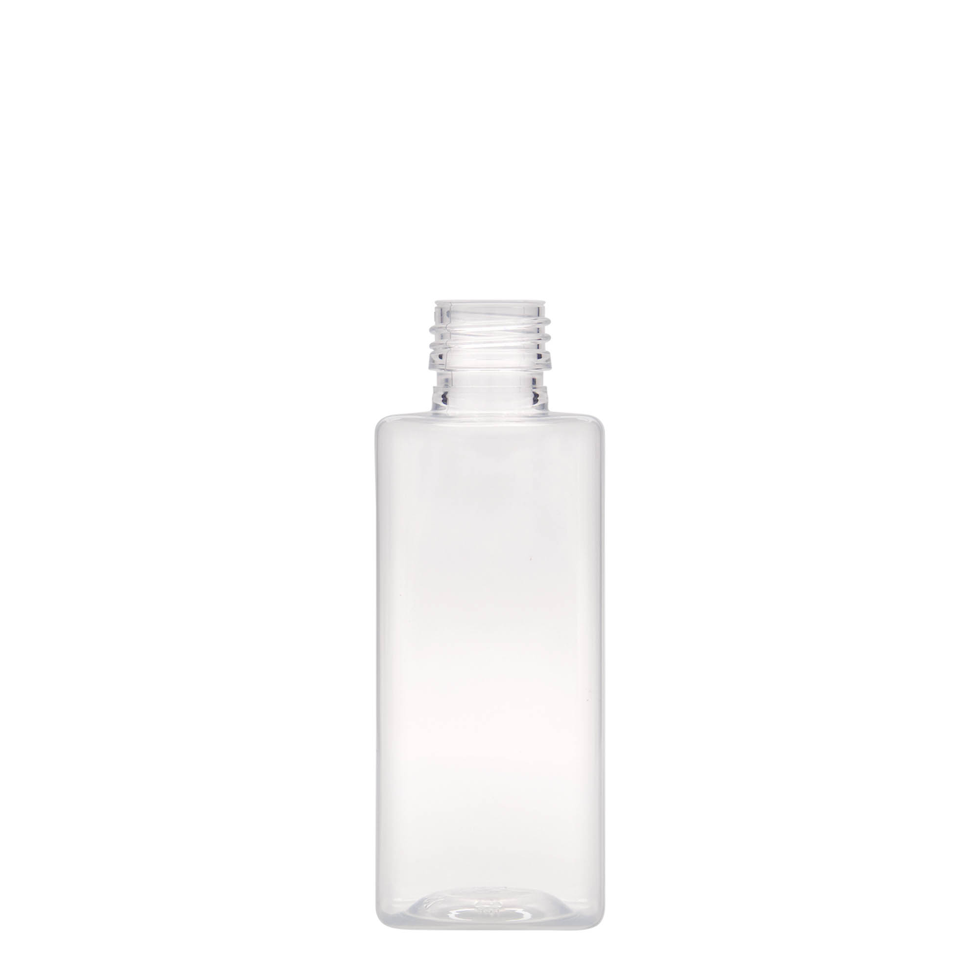 250 ml PET-flaša 'Karl', kvadratna, plastika, grlo: PP 28