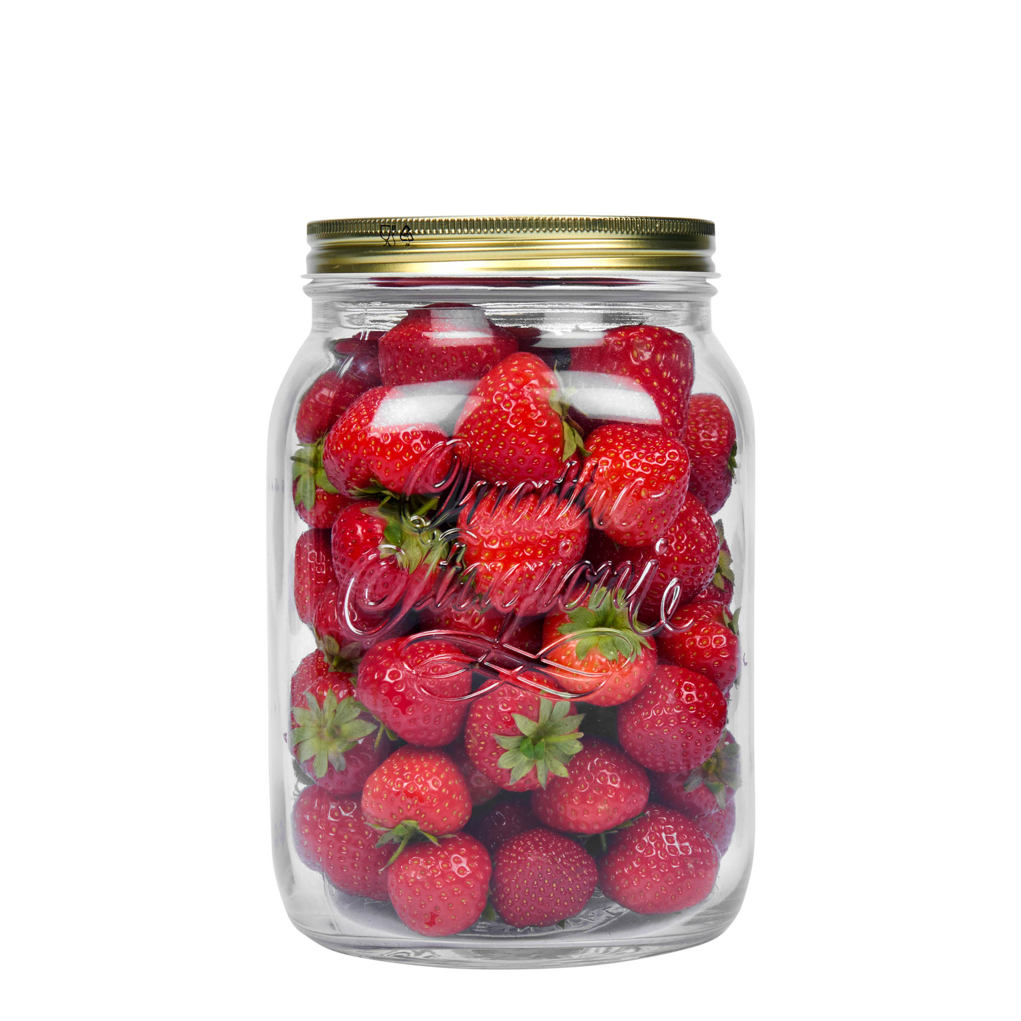 2.000 ml staklena tegla 'Quattro Stagioni', otvor: navojni poklopac 2.000 ml staklena tegla 'Quattro Stagioni', otvor: navojni poklopac