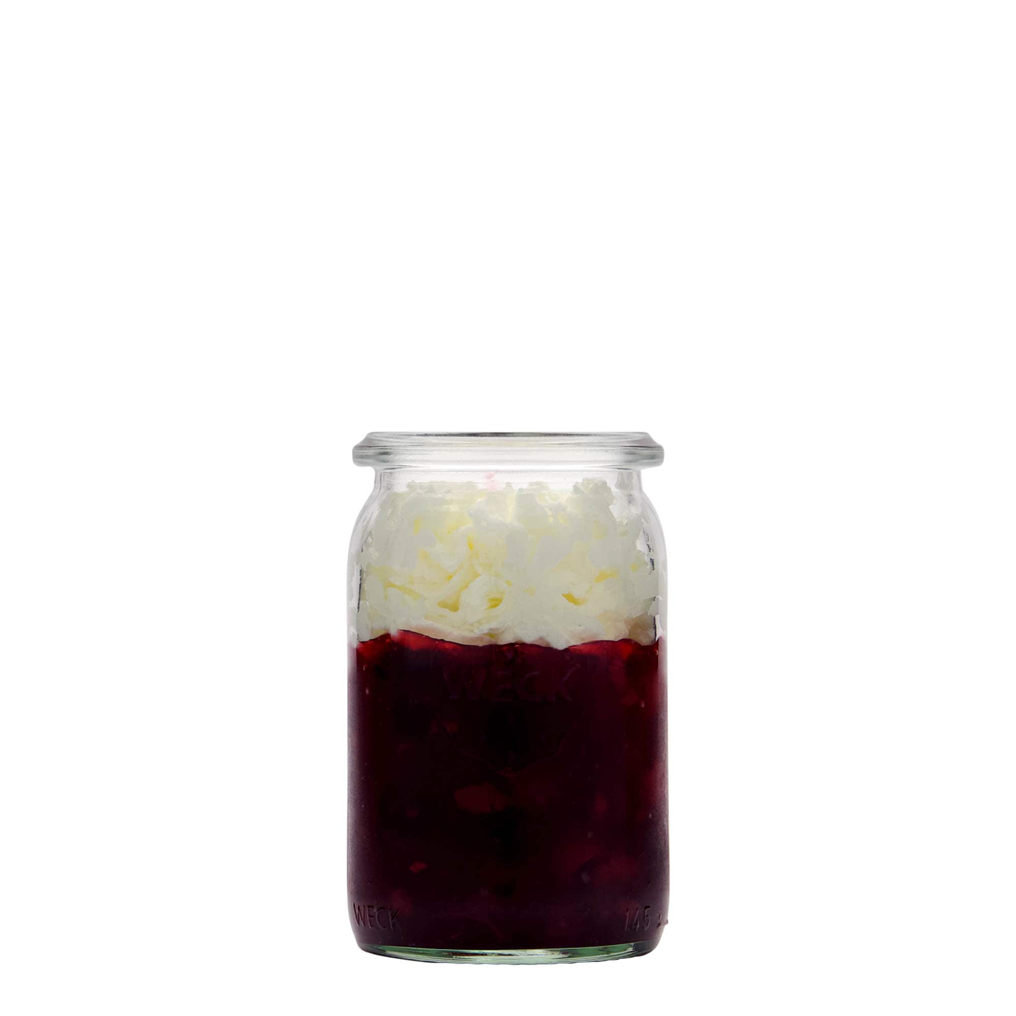 145 ml WECK cilindar staklo, otvor: okrugli rub