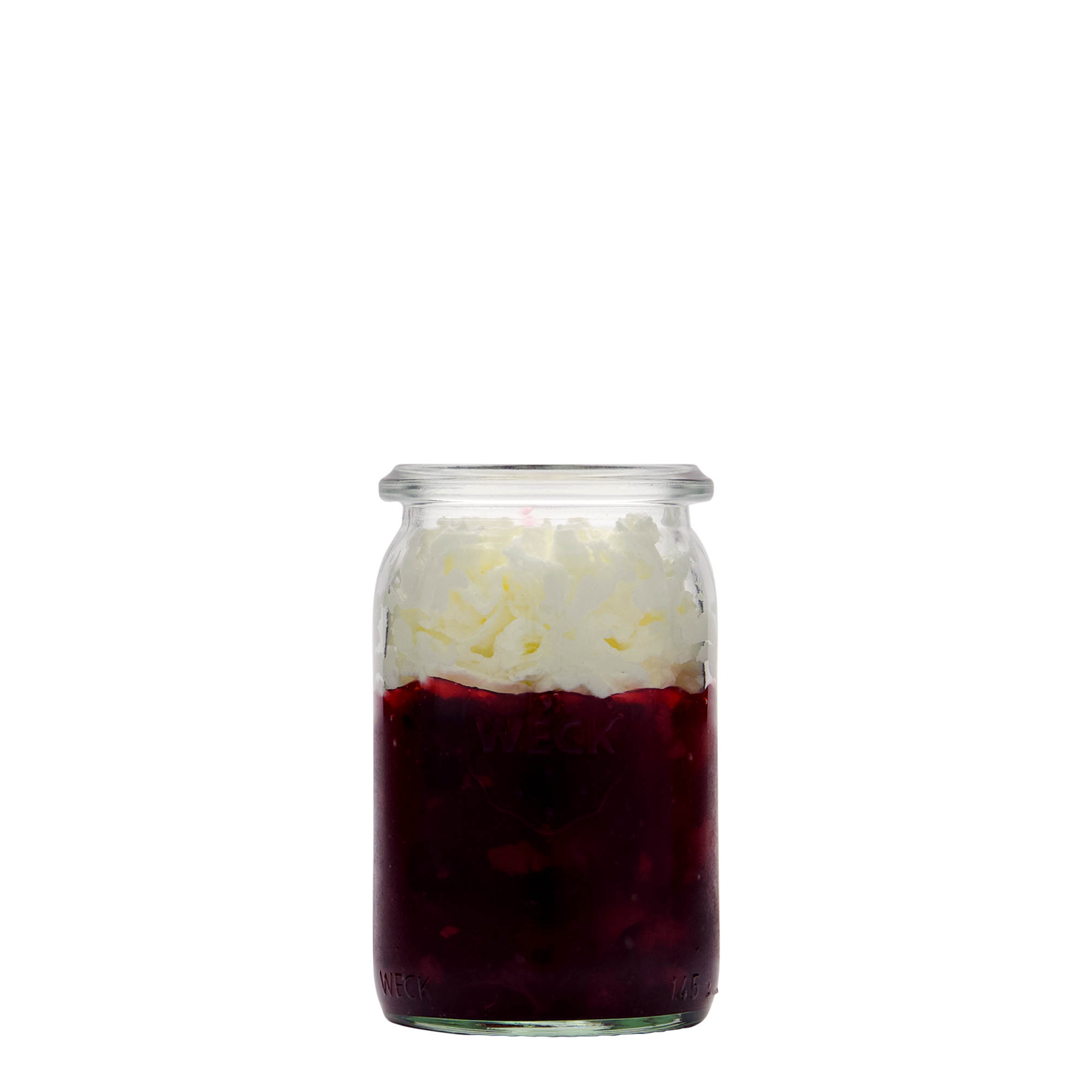 145 ml WECK cilindar staklo, otvor: okrugli rub