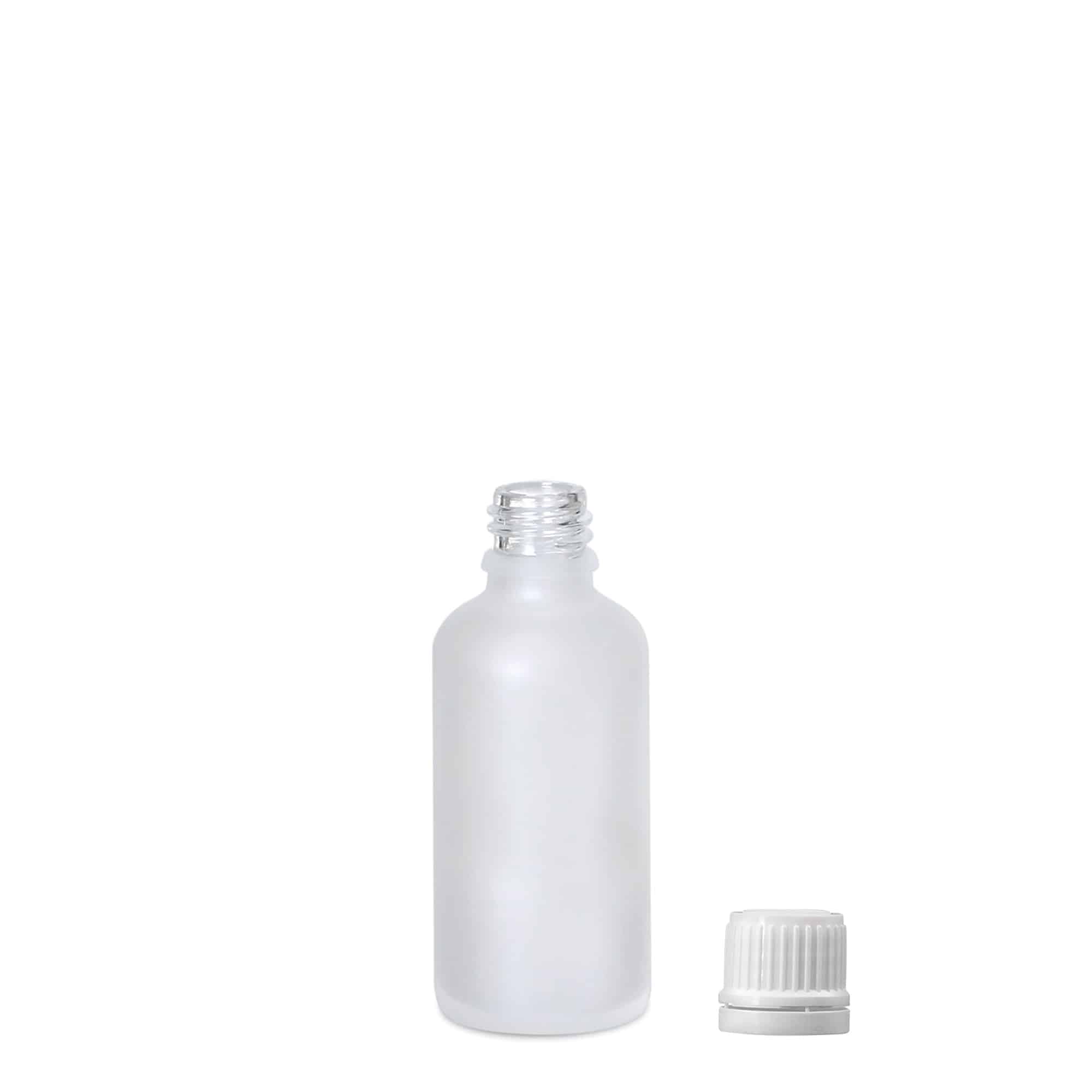 50 ml medicinska bočica, staklo, mat smeđa, grlo: DIN 18