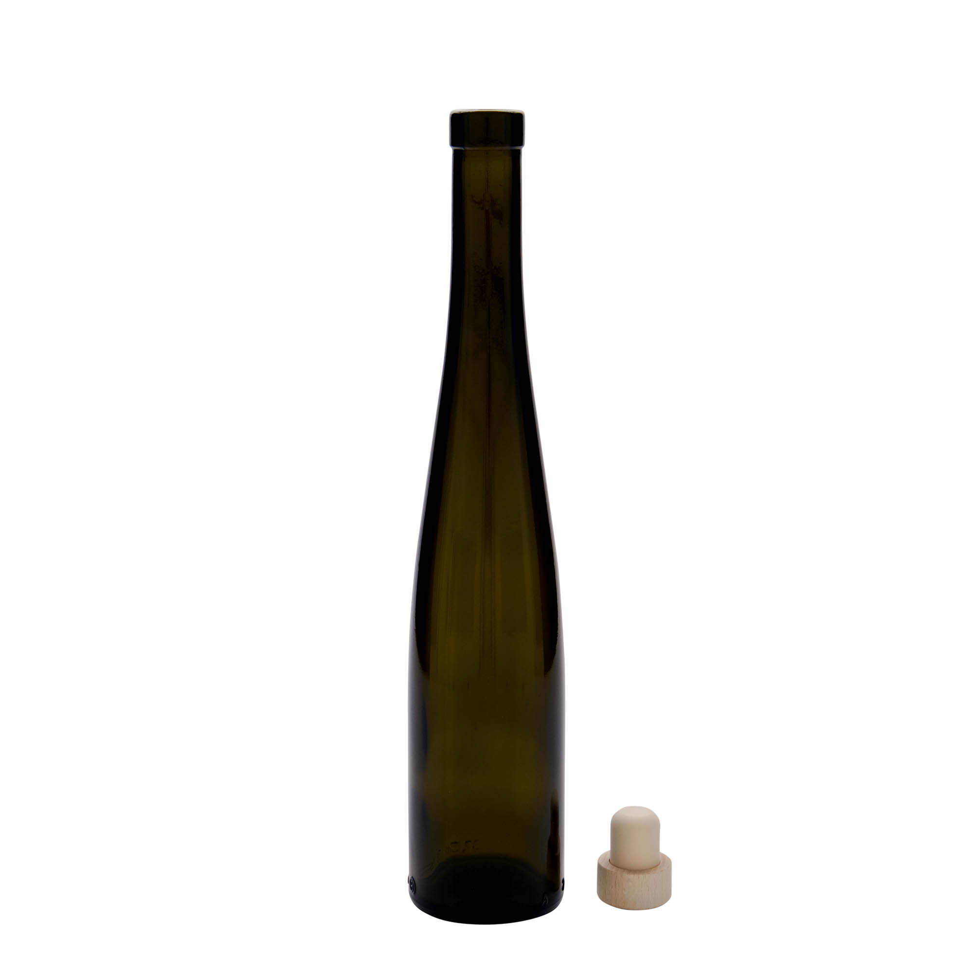 375 ml staklena flaša 'Weinschlegel', antikno zelena, grlo: čep 375 ml staklena flaša 'Weinschlegel', antikno zelena, grlo: čep