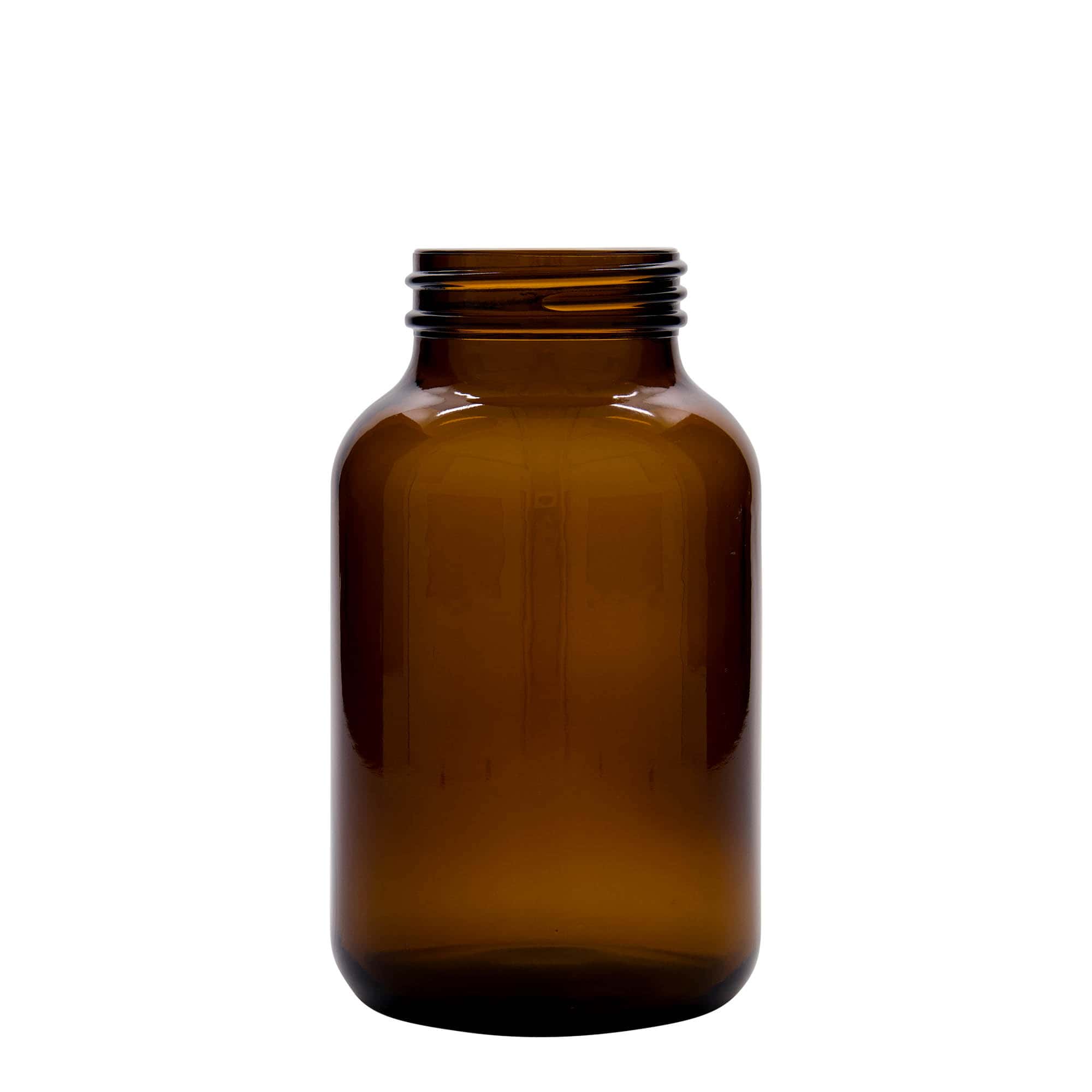 Boca sa širokim grlom od 1000 ml, braon, otvor: DIN 68 Boca sa širokim grlom od 1000 ml, braon, otvor: DIN 68