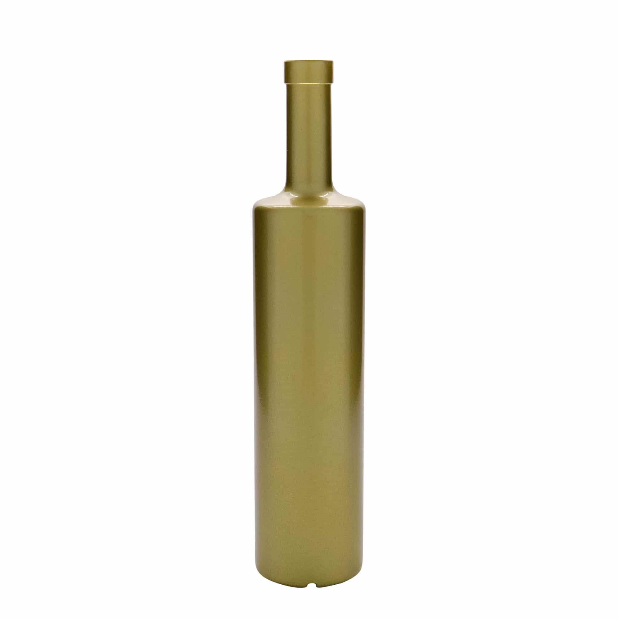Staklena boca od 700 ml 'Centurio', zlatna, otvor: Plutani čep Staklena boca od 700 ml 'Centurio', zlatna, otvor: Plutani čep