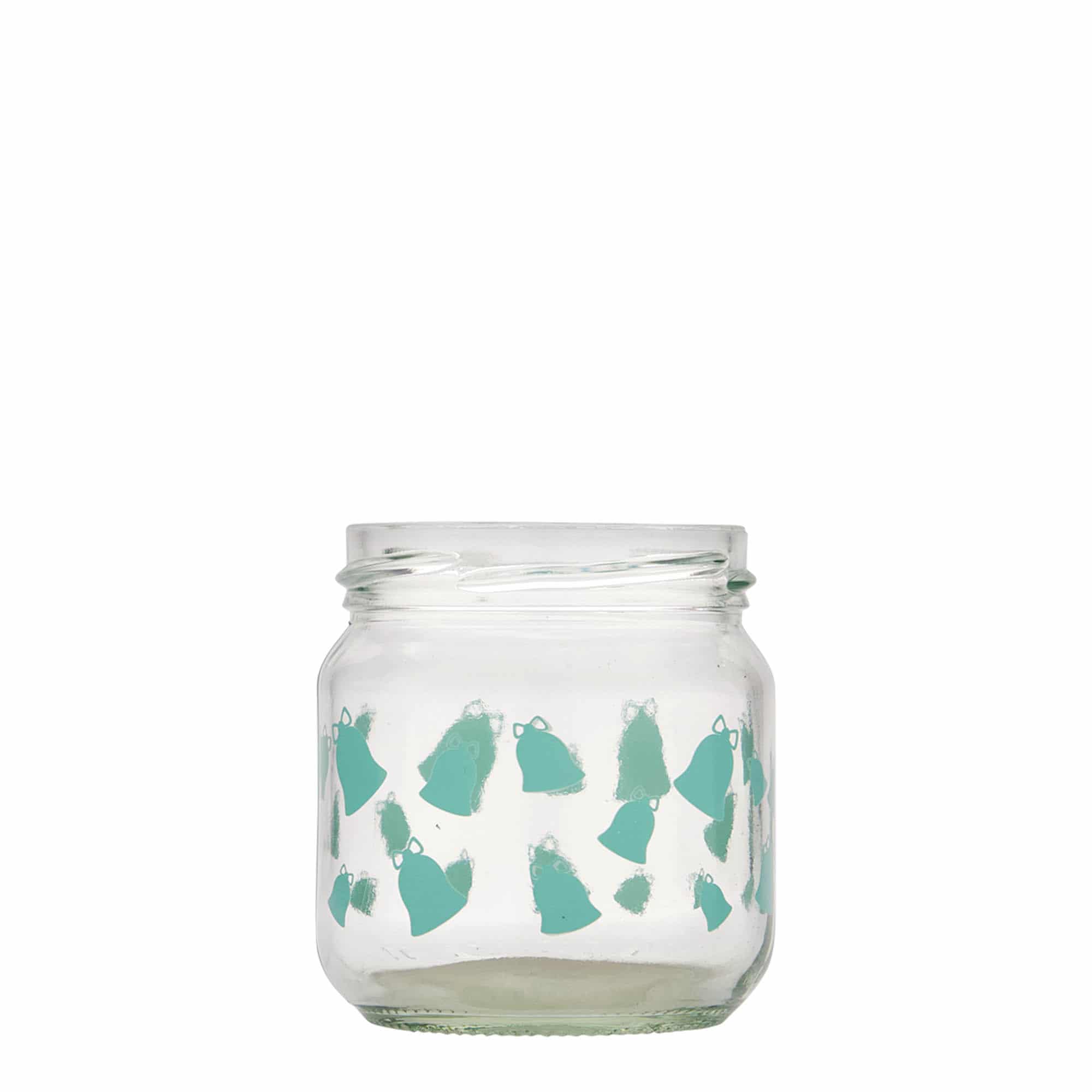 212 ml okrugla tegla, motiv: zvonce, grlo: Twist-Off (TO 66) 212 ml okrugla tegla, motiv: zvonce, grlo: Twist-Off (TO 66)