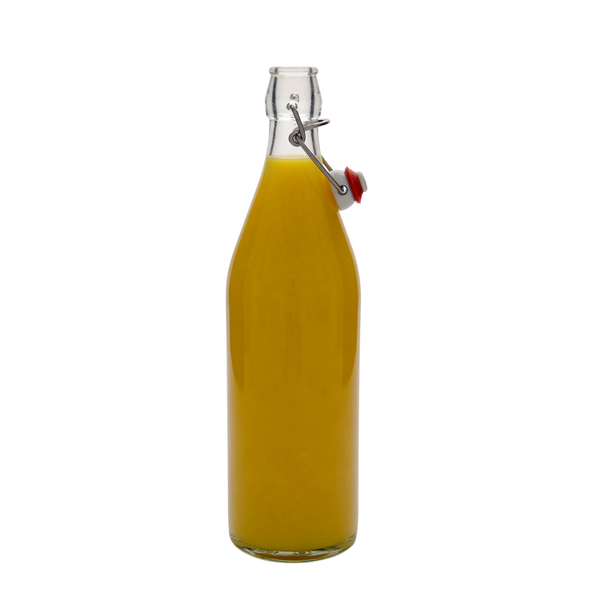 1.000 ml staklena boca 'Giara', otvor: zatvarač sa kopčom 1.000 ml staklena boca 'Giara', otvor: zatvarač sa kopčom