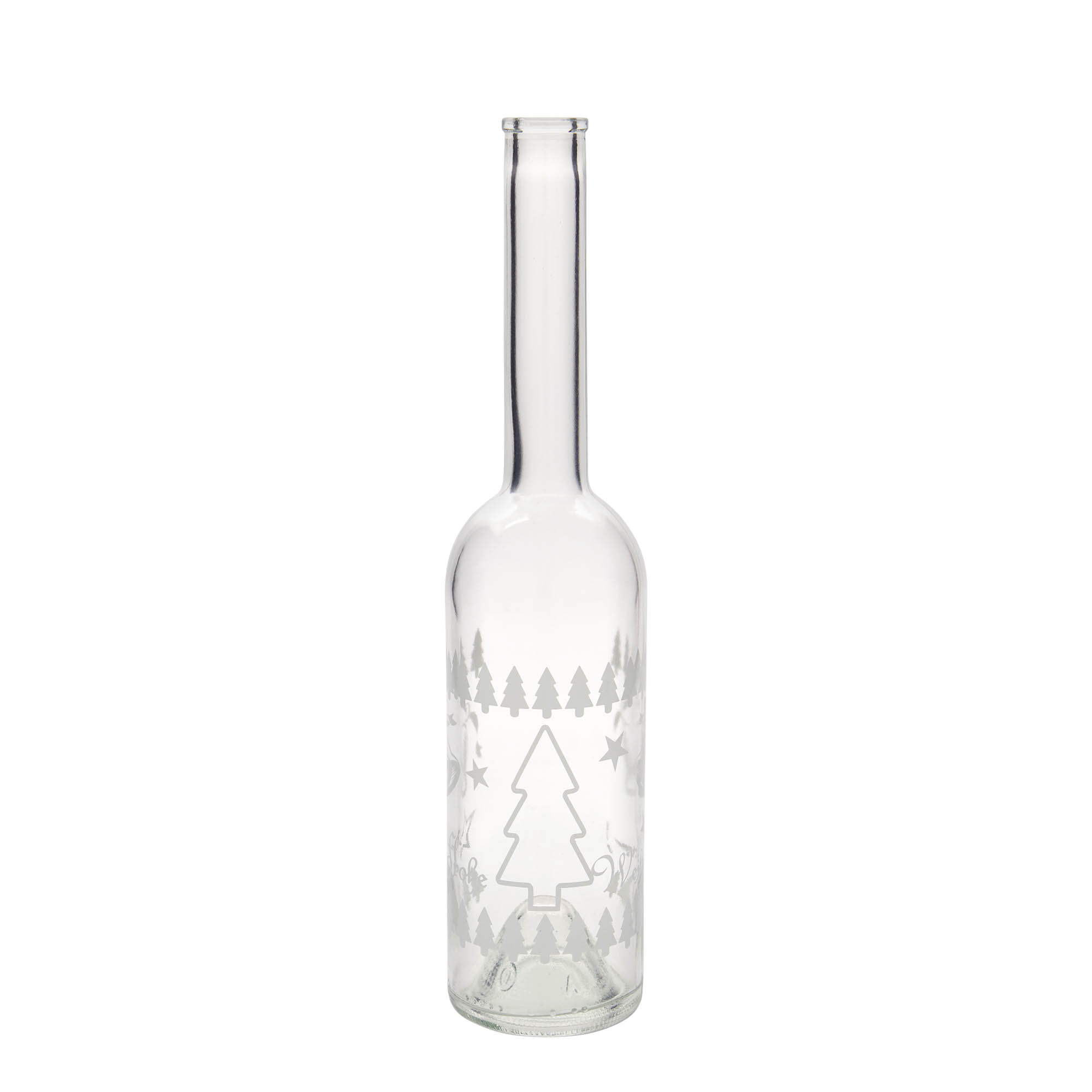 500 ml staklena flaša 'Opera', motiv: Klasični Božić, otvor: plutani čep 500 ml staklena flaša 'Opera', motiv: Klasični Božić, otvor: plutani čep