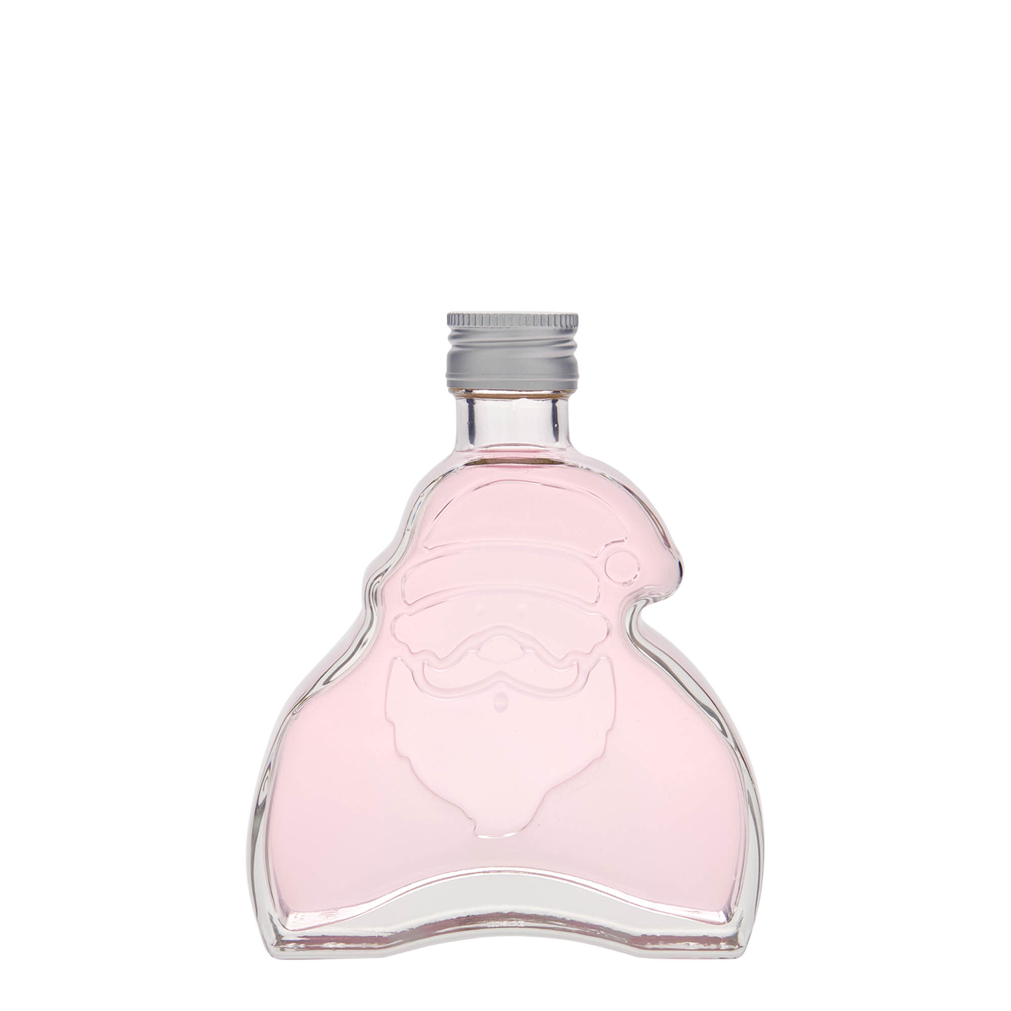 200 ml staklena flaša 'Deda Mraz', grlo: PP 28