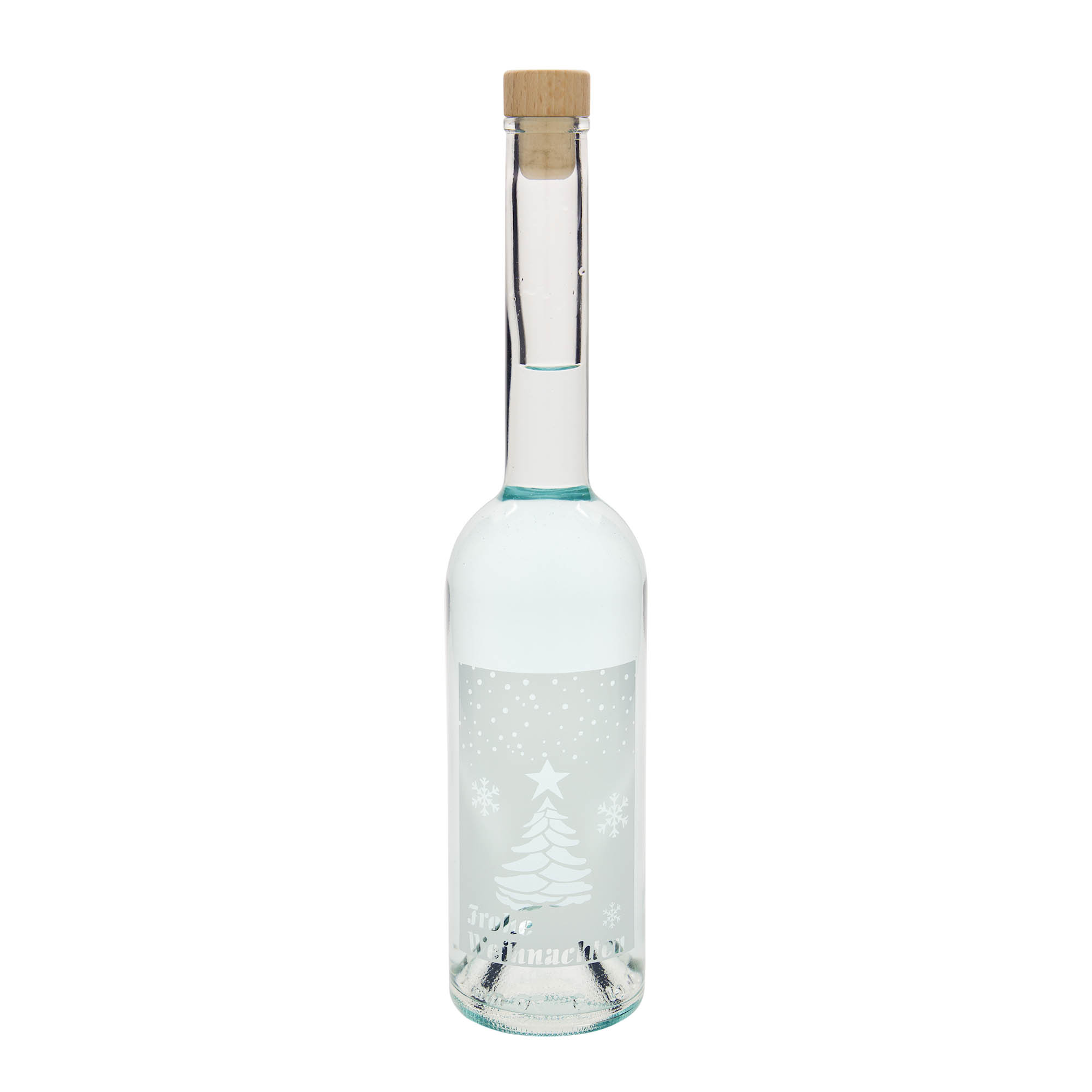 500 ml staklena flaša 'Opera', motiv: Bele Božićne, otvor: plutani čep 500 ml staklena flaša 'Opera', motiv: Bele Božićne, otvor: plutani čep