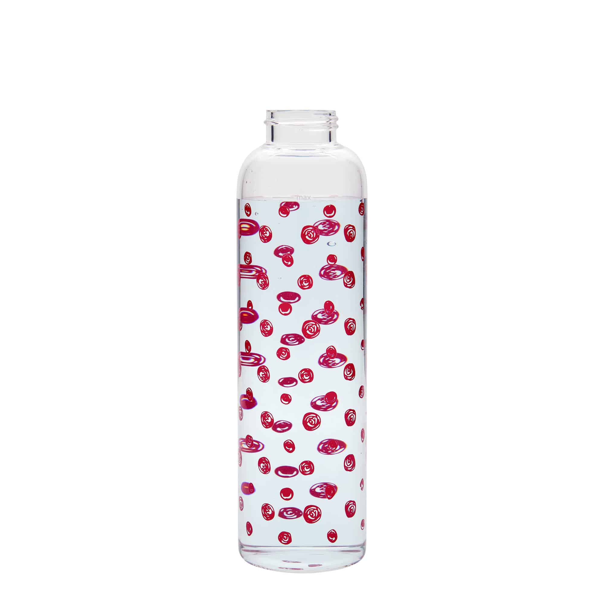 500 ml boca za piće 'Perseus - Crvene tačke', otvor: navojni zatvarač