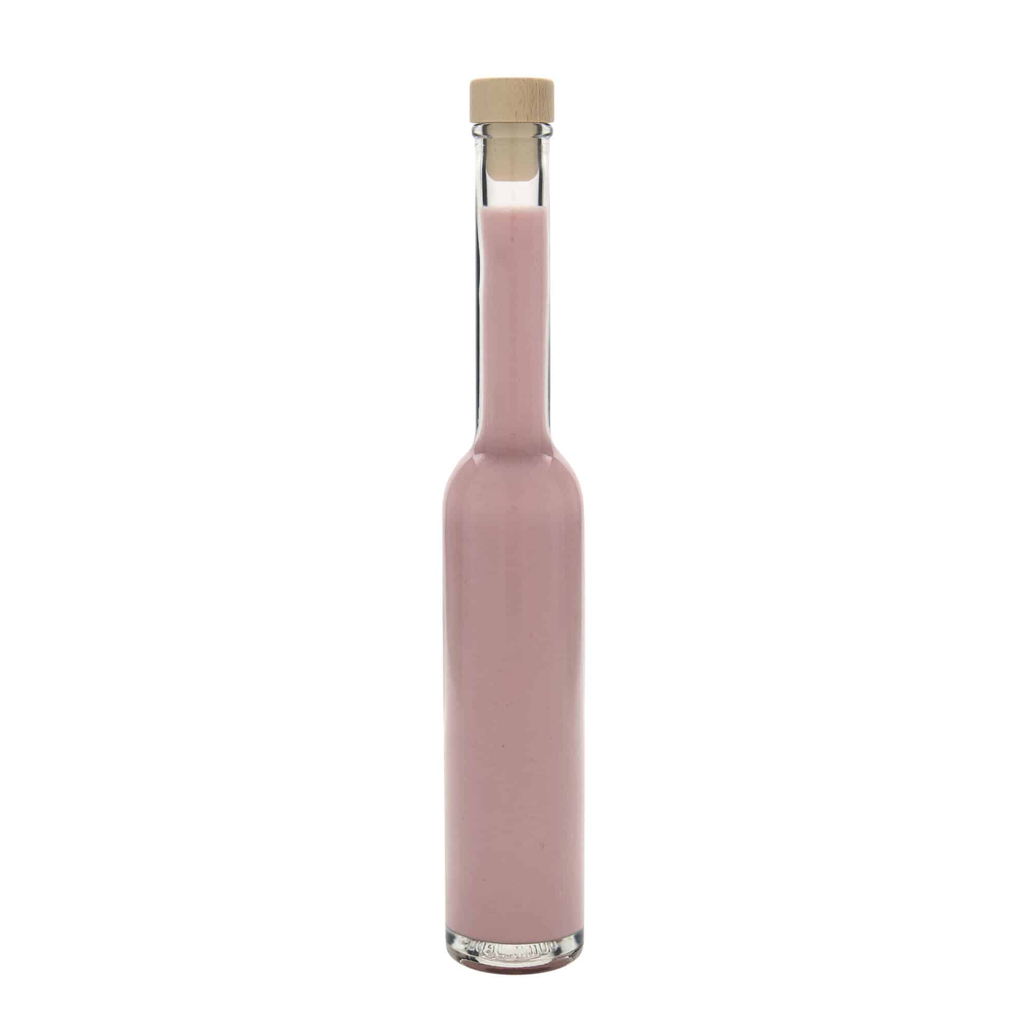 Staklena boca od 200 ml 'Platina', otvor: Plutani čep