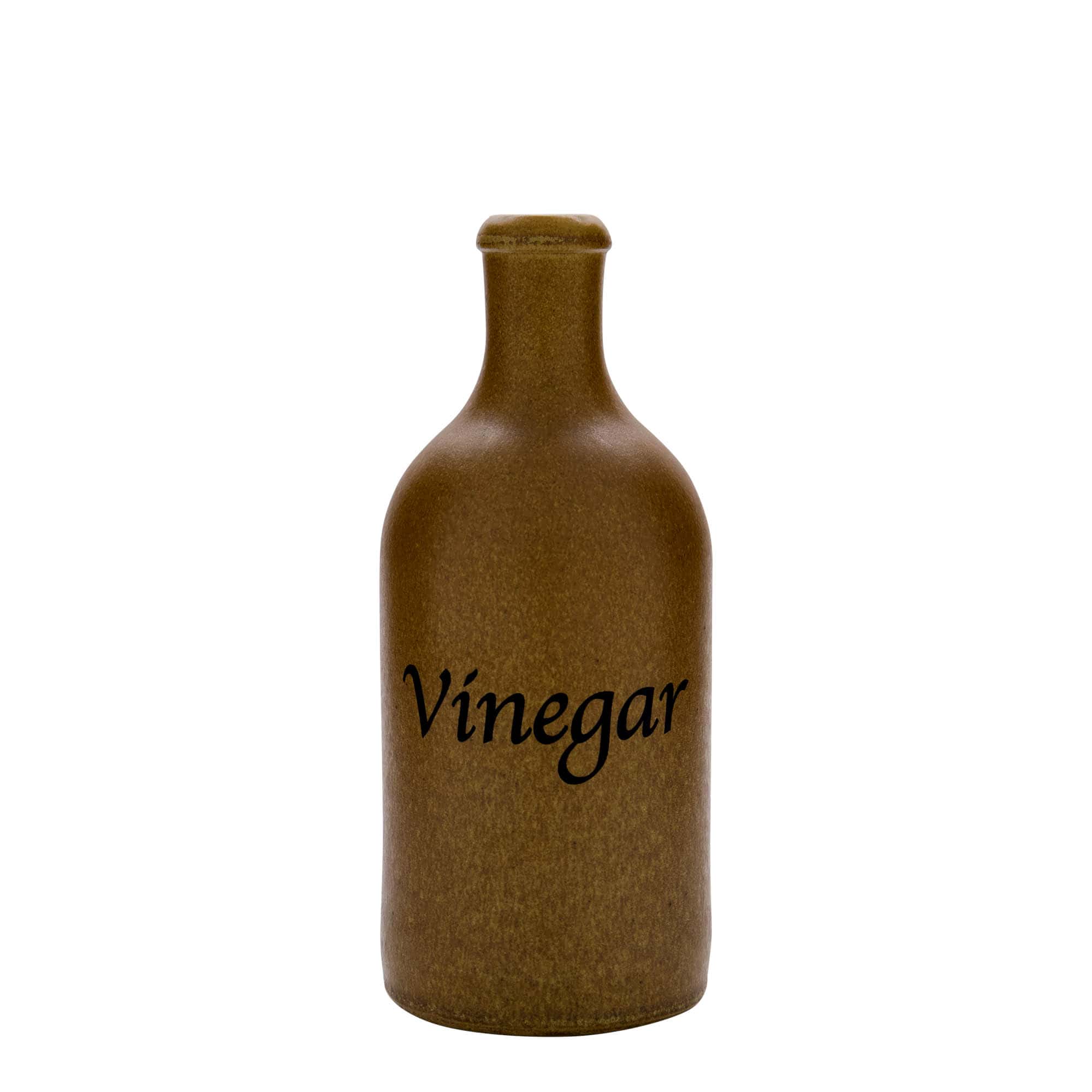 500 ml glineni vrč, motiv: sirće, kamenina, braon-kristal, otvor: čep