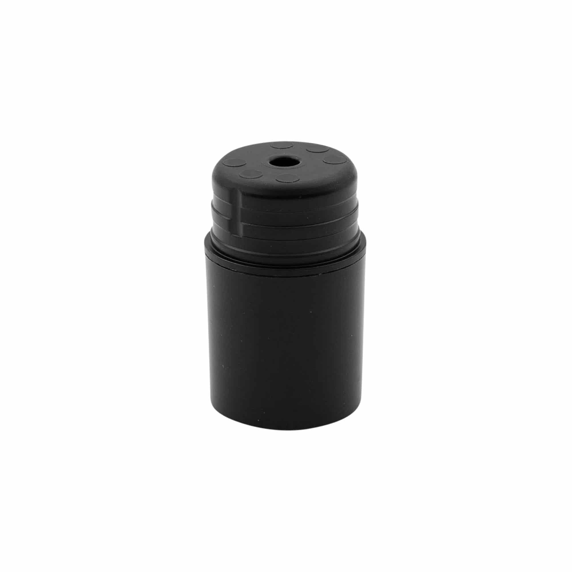 Airless Dispenser pumpa glava 'Nano', PP-plastika, crna