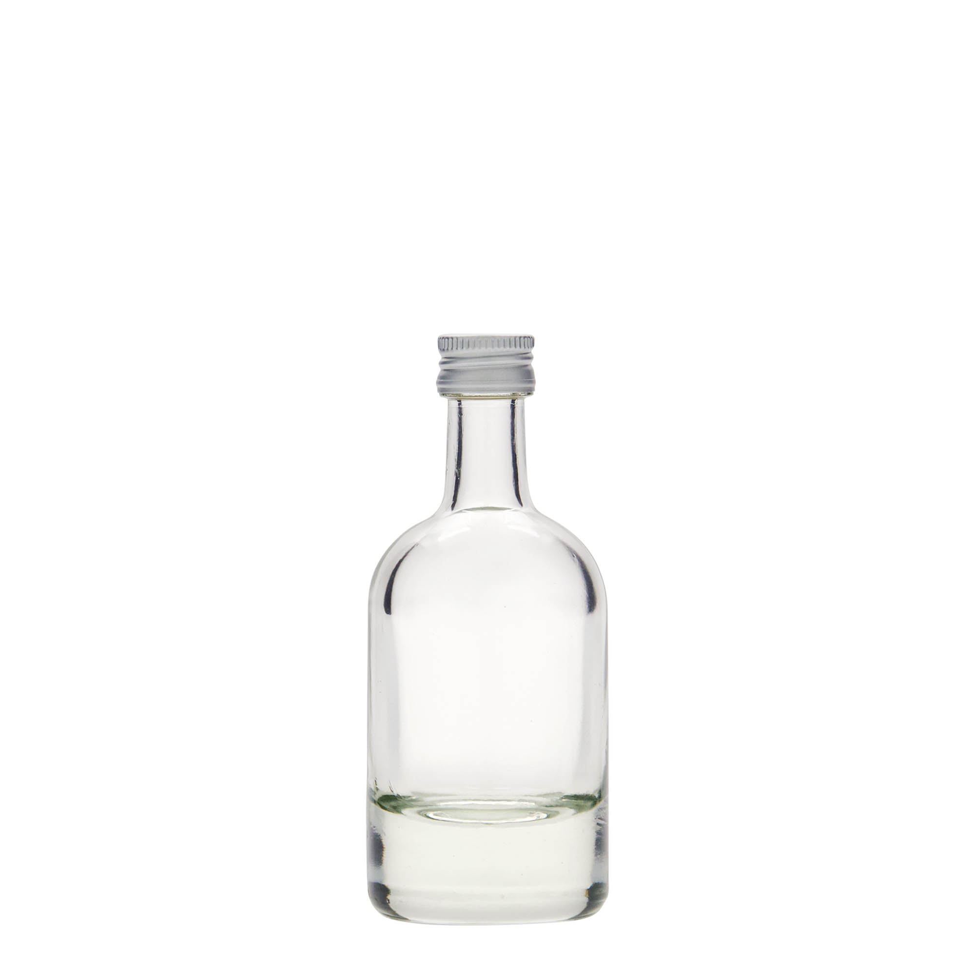 50 ml staklena flaša 'Linea Uno', otvor: PP 18 50 ml staklena flaša 'Linea Uno', otvor: PP 18