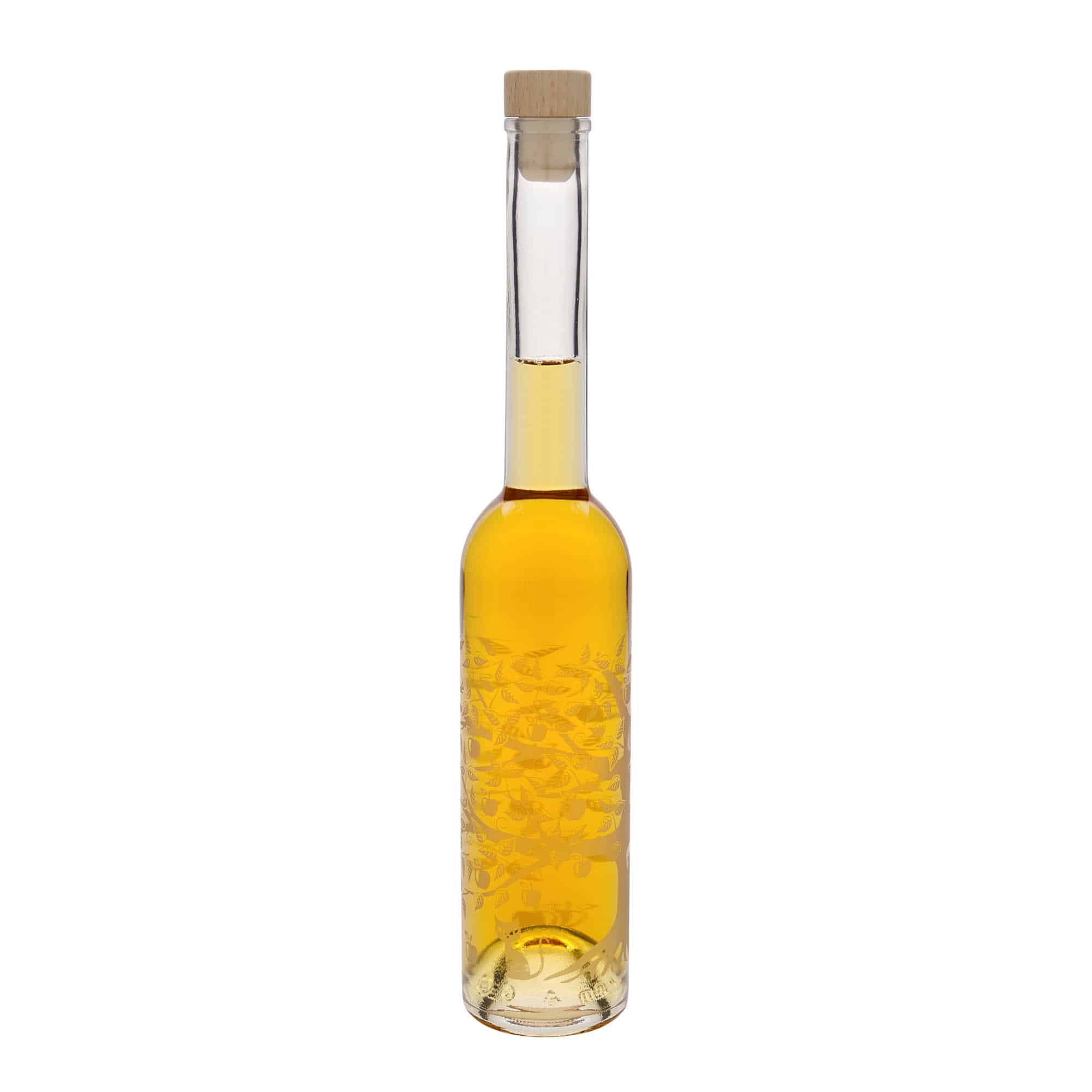 350 ml staklena flaša 'Opera', motiv: jabuka, otvor: čep