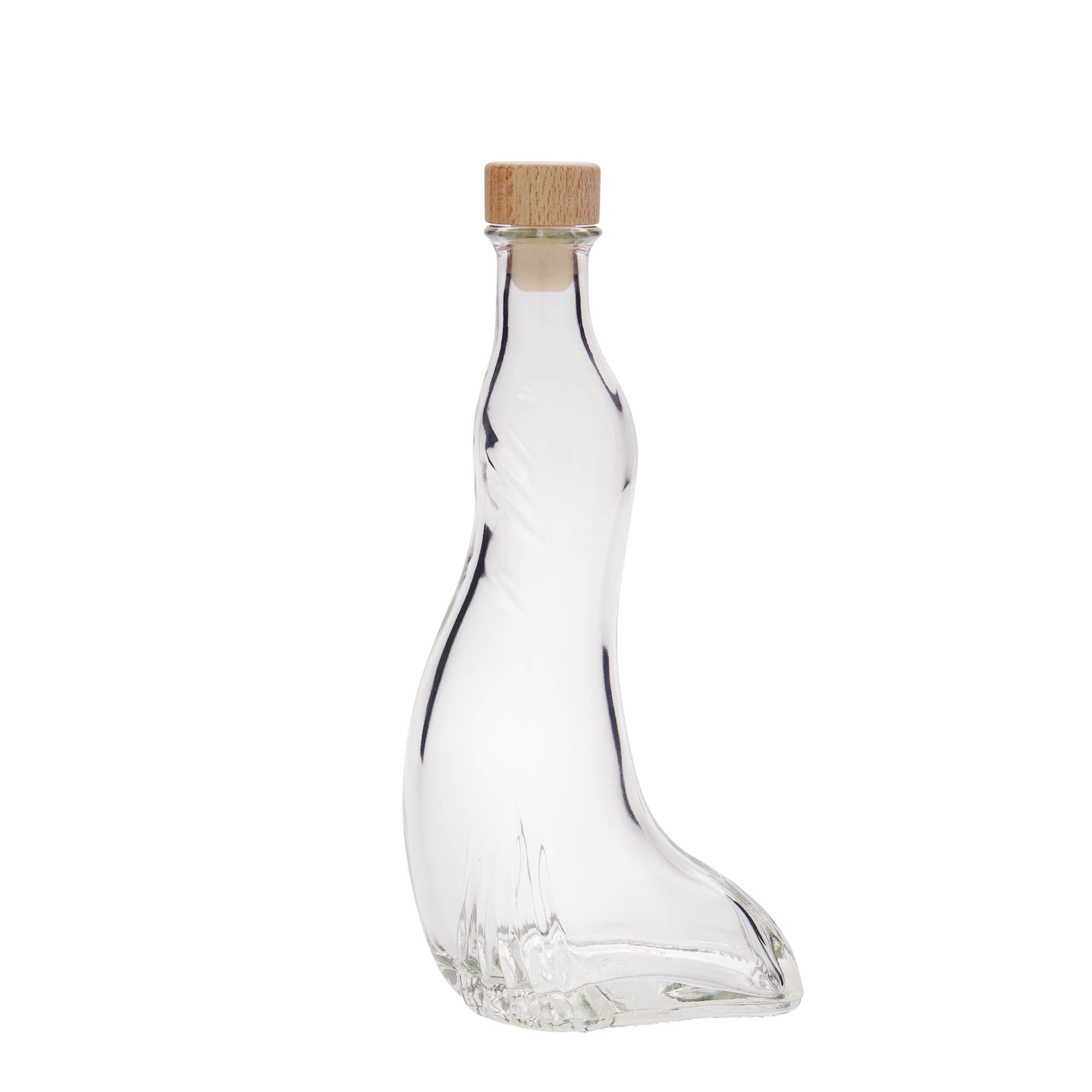 200 ml staklena flaša 'Foka', otvor: pluta 200 ml staklena flaša 'Foka', otvor: pluta