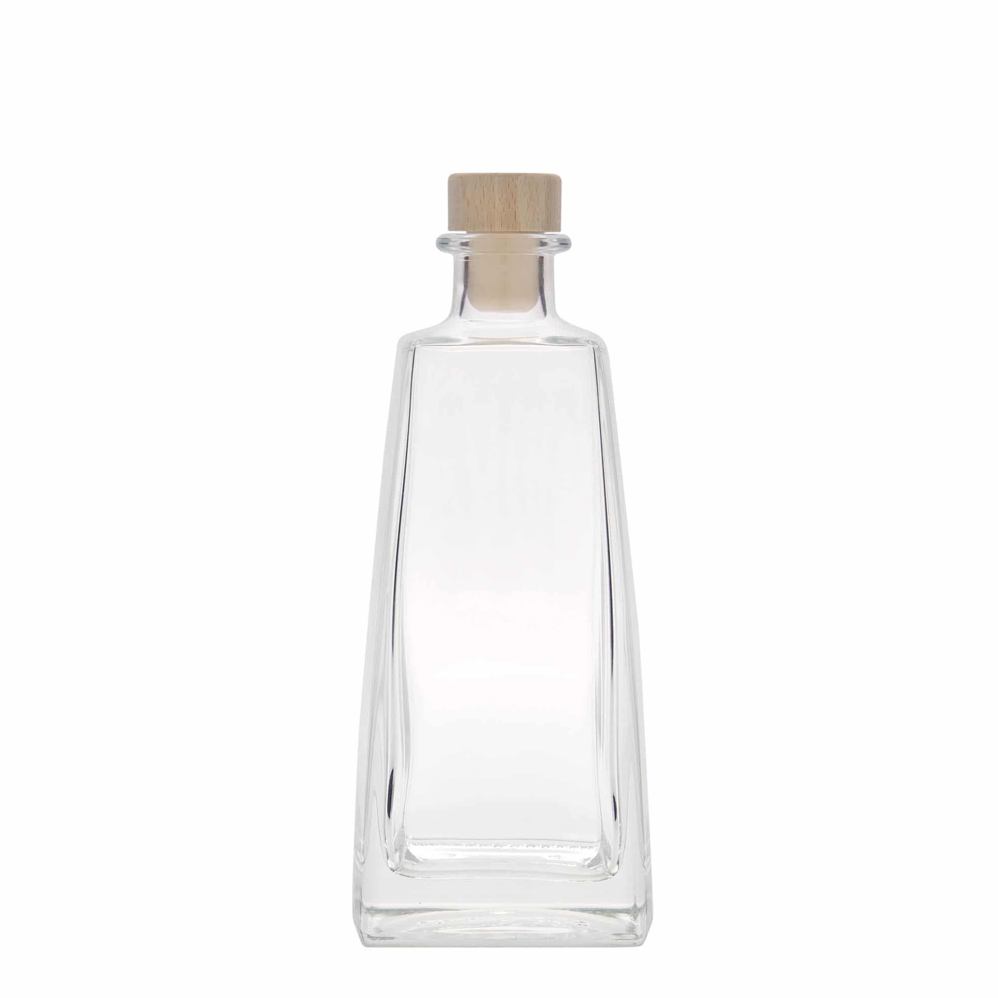 350 ml staklena flaša 'Timmy', pravougaona, grlo: plutа