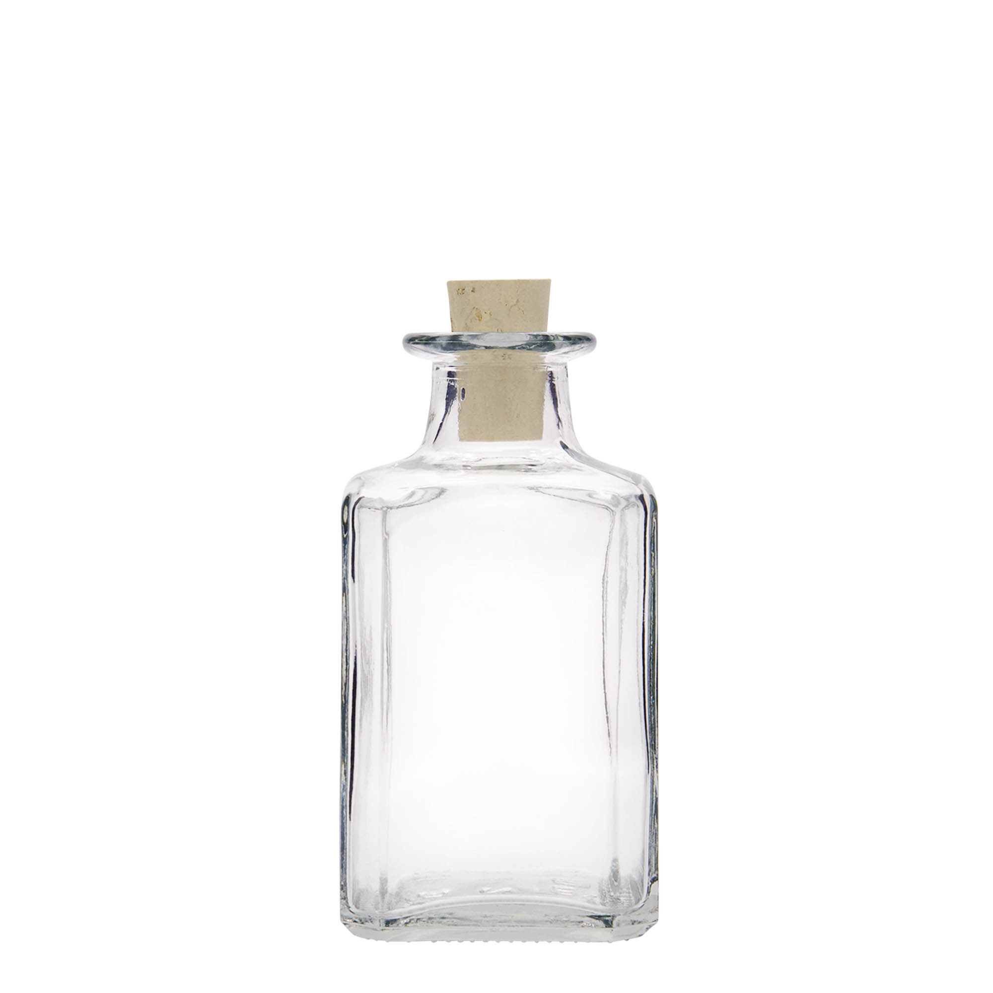 250 ml staklena flaša 'Torben', kvadratna, grlo: čep 250 ml staklena flaša 'Torben', kvadratna, grlo: čep