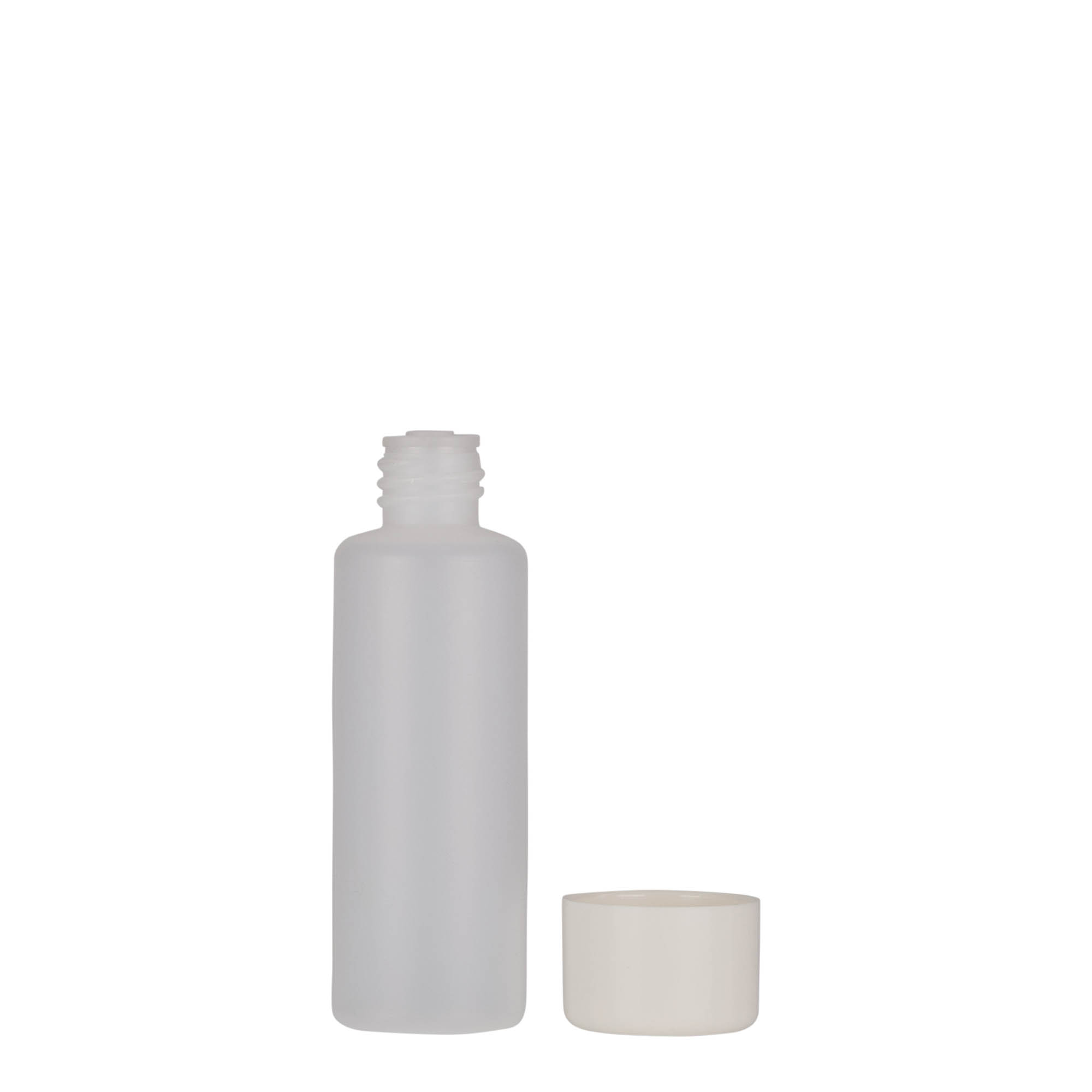 50 ml okrugla flaša, PE-plastika, prirodna, otvor: zatvarač na navoj 50 ml okrugla flaša, PE-plastika, prirodna, otvor: zatvarač na navoj