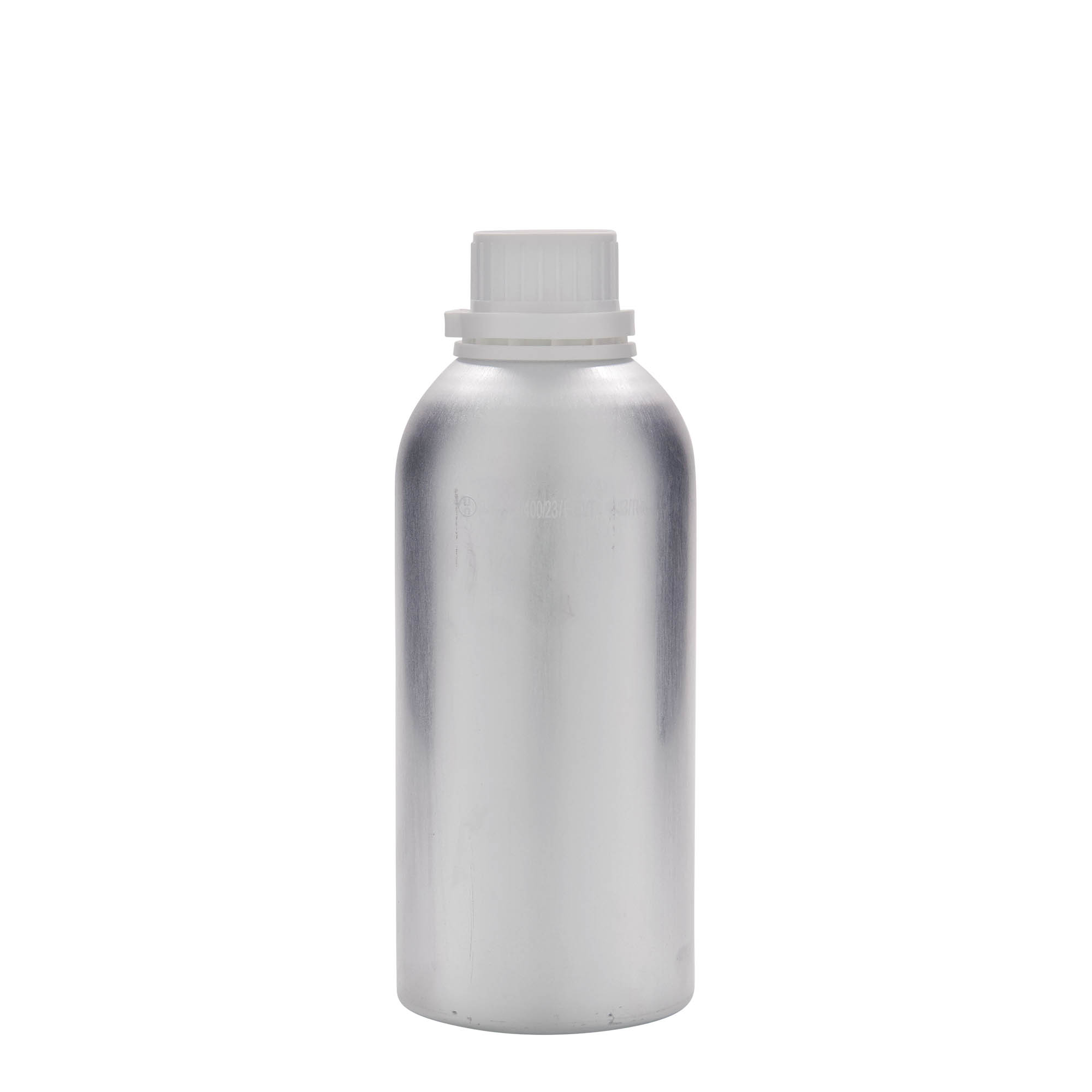 625 ml aluminijumska boca, metal, srebrna, otvor: DIN 32