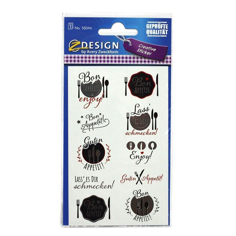 Zweckform nalepnice 'Prijatno', papir, višebojno