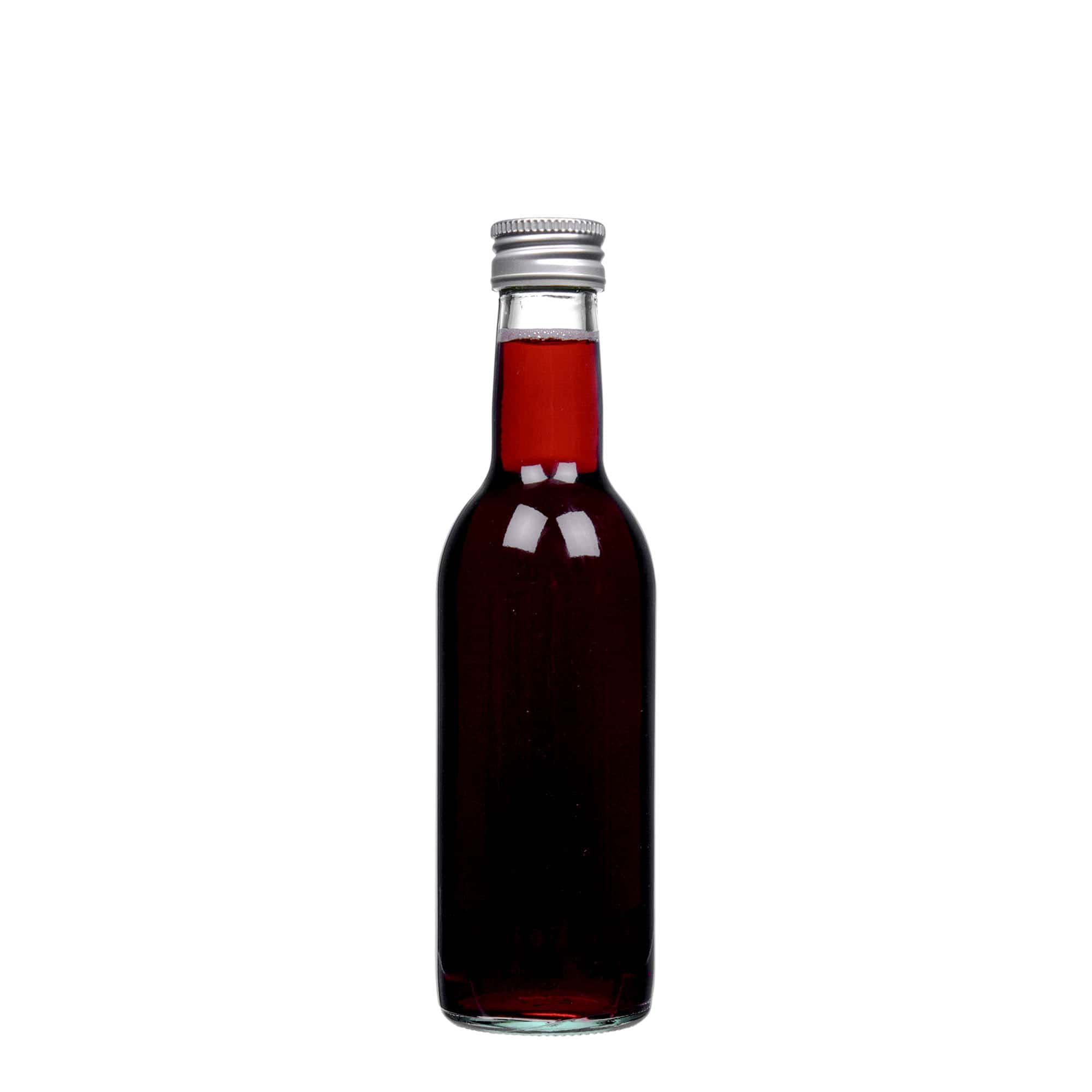 250 ml staklena flaša 'Bordo', grlo: PP 28