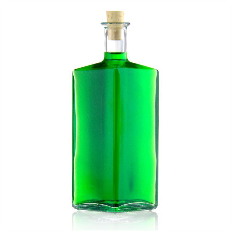 500 ml staklena flaša 'Riva', u obliku romba, otvor: čep 500 ml staklena flaša 'Riva', u obliku romba, otvor: čep