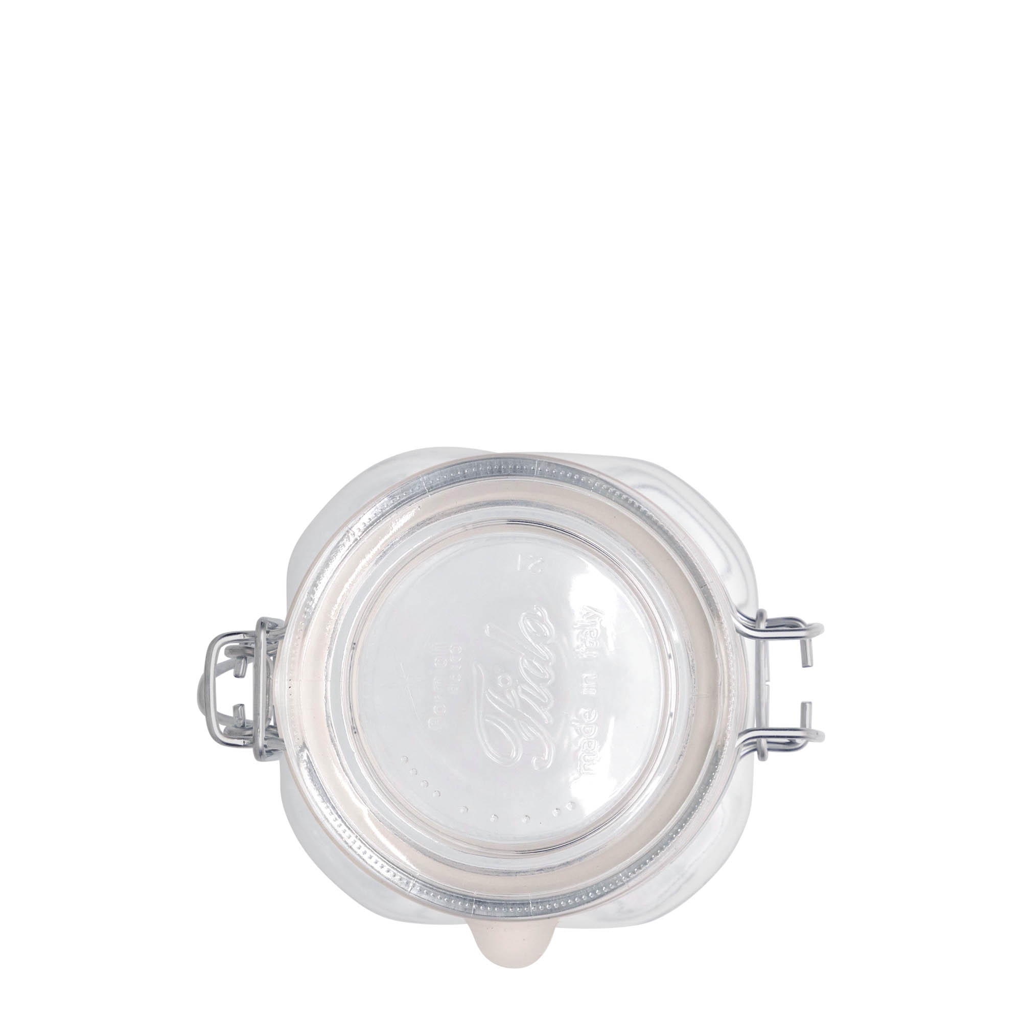 500 ml staklena tegla sa žičanim poklopcem 'Fido', kvadratna, otvor: žični zatvarač 500 ml staklena tegla sa žičanim poklopcem 'Fido', kvadratna, otvor: žični zatvarač