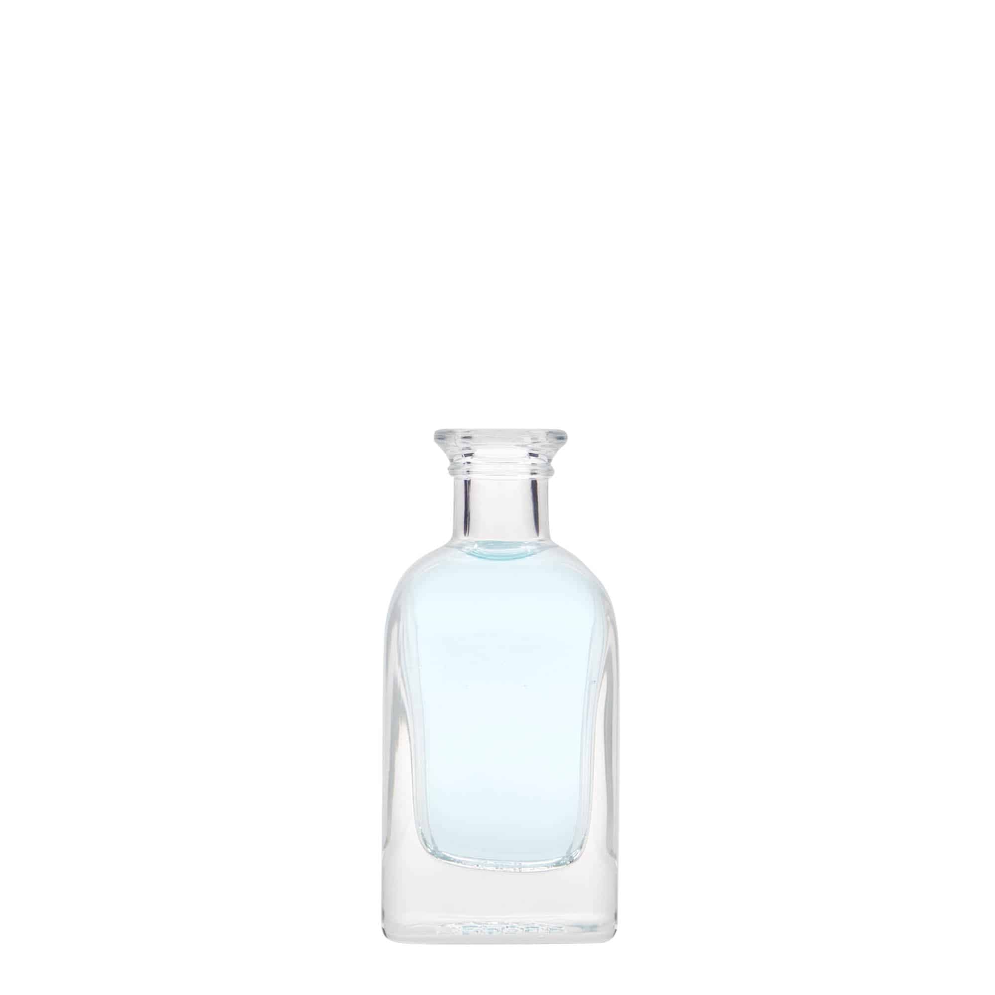 40 ml staklena flaša Apotheker Carré, kvadratna, otvor: pluta