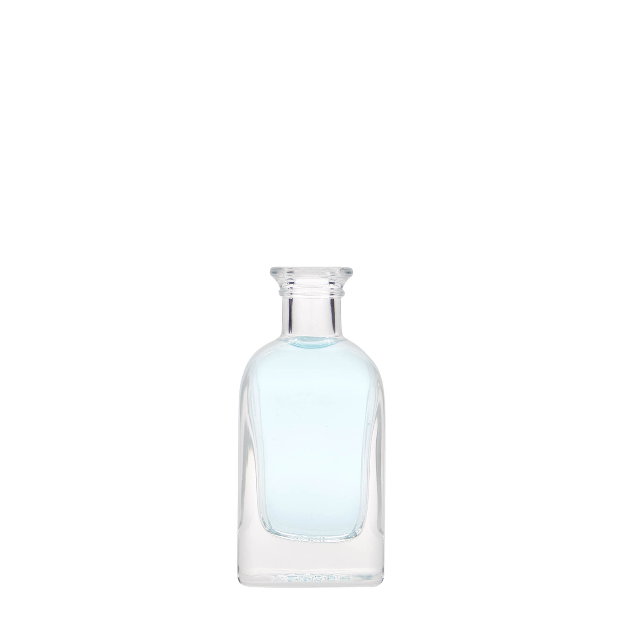 40 ml staklena flaša Apotheker Carré, kvadratna, otvor: pluta