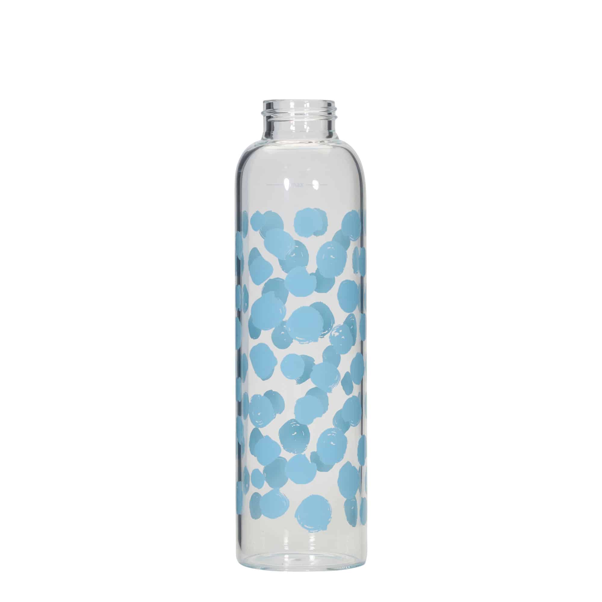 Boca za piće od 500 ml, 'Perseus', motiv: Plave tačke, otvor: Zatvarač sa navojem Boca za piće od 500 ml, 'Perseus', motiv: Plave tačke, otvor: Zatvarač sa navojem