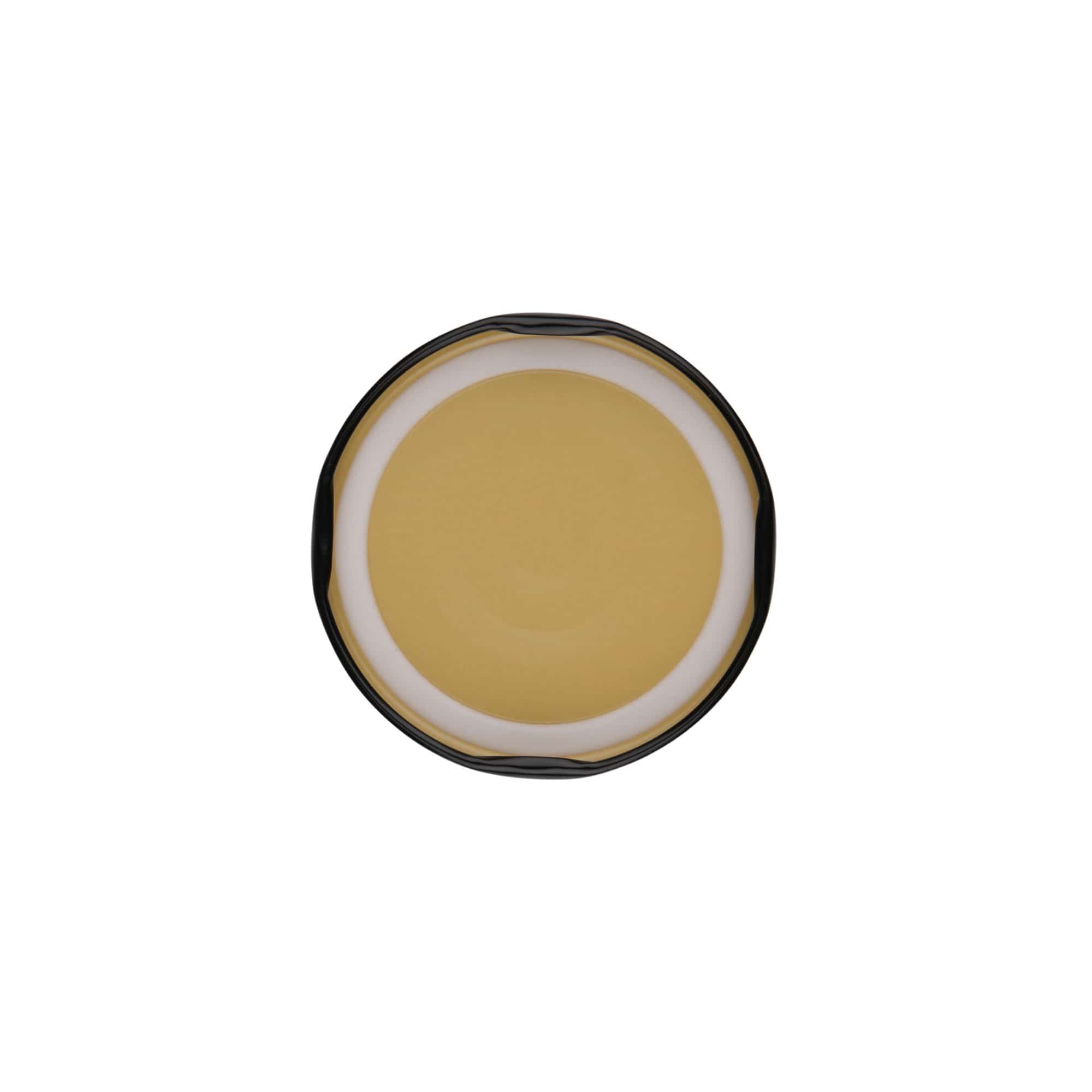 Twist-Off poklopac, limeni, crni, za grlo: TO 63 Twist-Off poklopac, limeni, crni, za grlo: TO 63