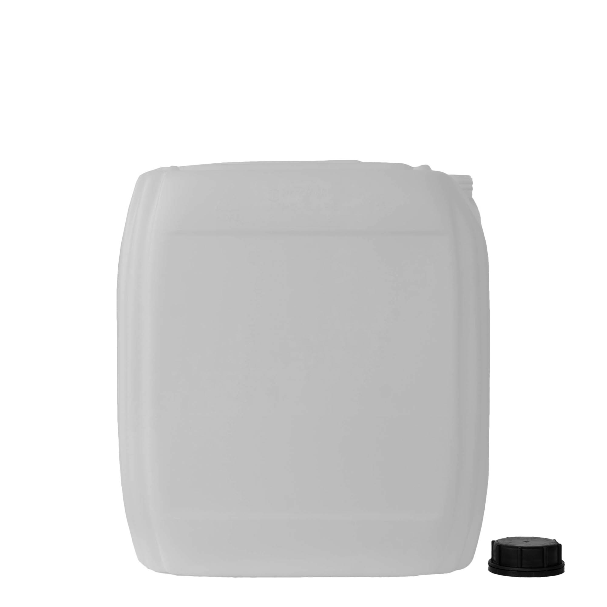 30 l kanister, pravougaoni, HDPE plastika, prirodan, otvor: ND 60 30 l kanister, pravougaoni, HDPE plastika, prirodan, otvor: ND 60