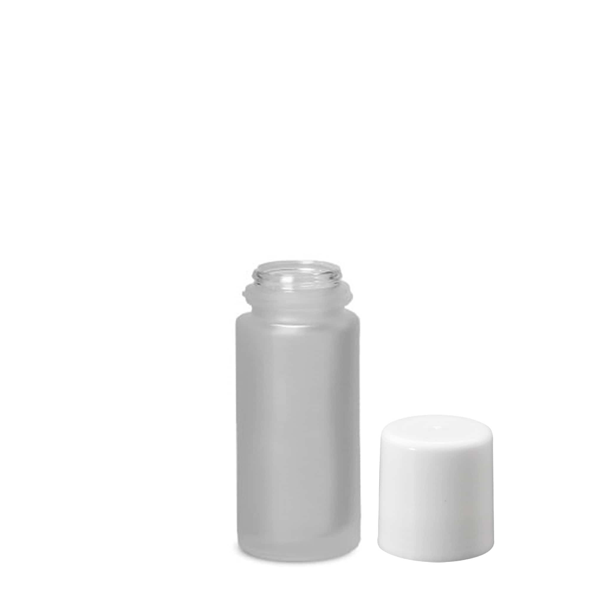 50 ml roll-on flašica, staklo, matirana, otvor: navojni zatvarač 50 ml roll-on flašica, staklo, matirana, otvor: navojni zatvarač