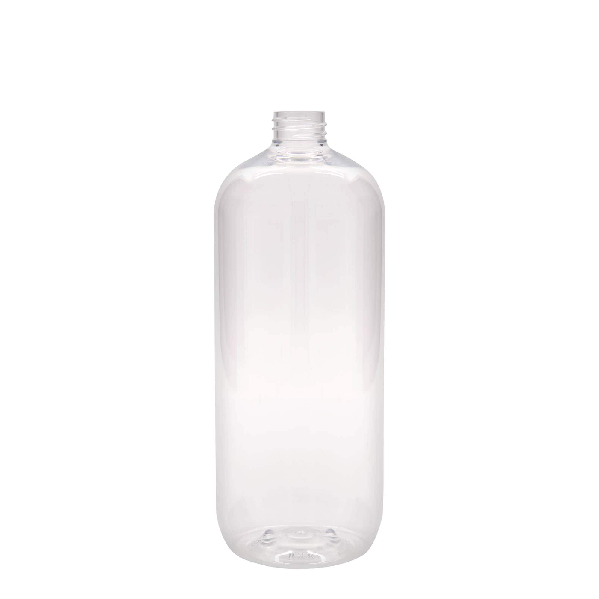 1.000 ml PET-flaša 'Boston', plastika, grlo: 28/410