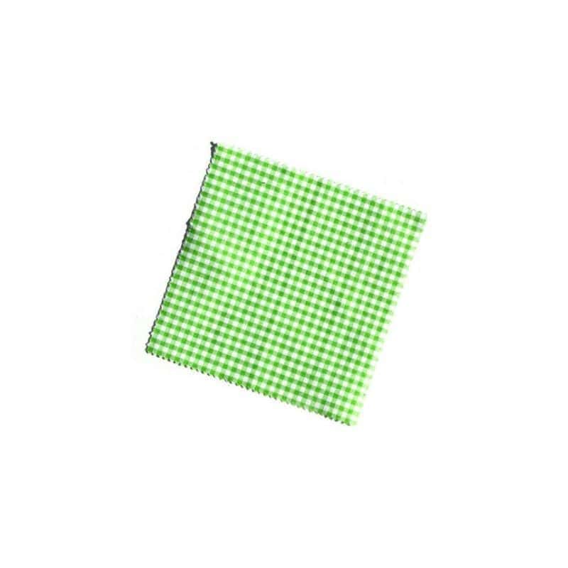 Ukrasna tkanina za tegle karirana 12x12, kvadratna, tekstil, limeta zelena, otvor: TO38-TO53 Ukrasna tkanina za tegle karirana 12x12, kvadratna, tekstil, limeta zelena, otvor: TO38-TO53